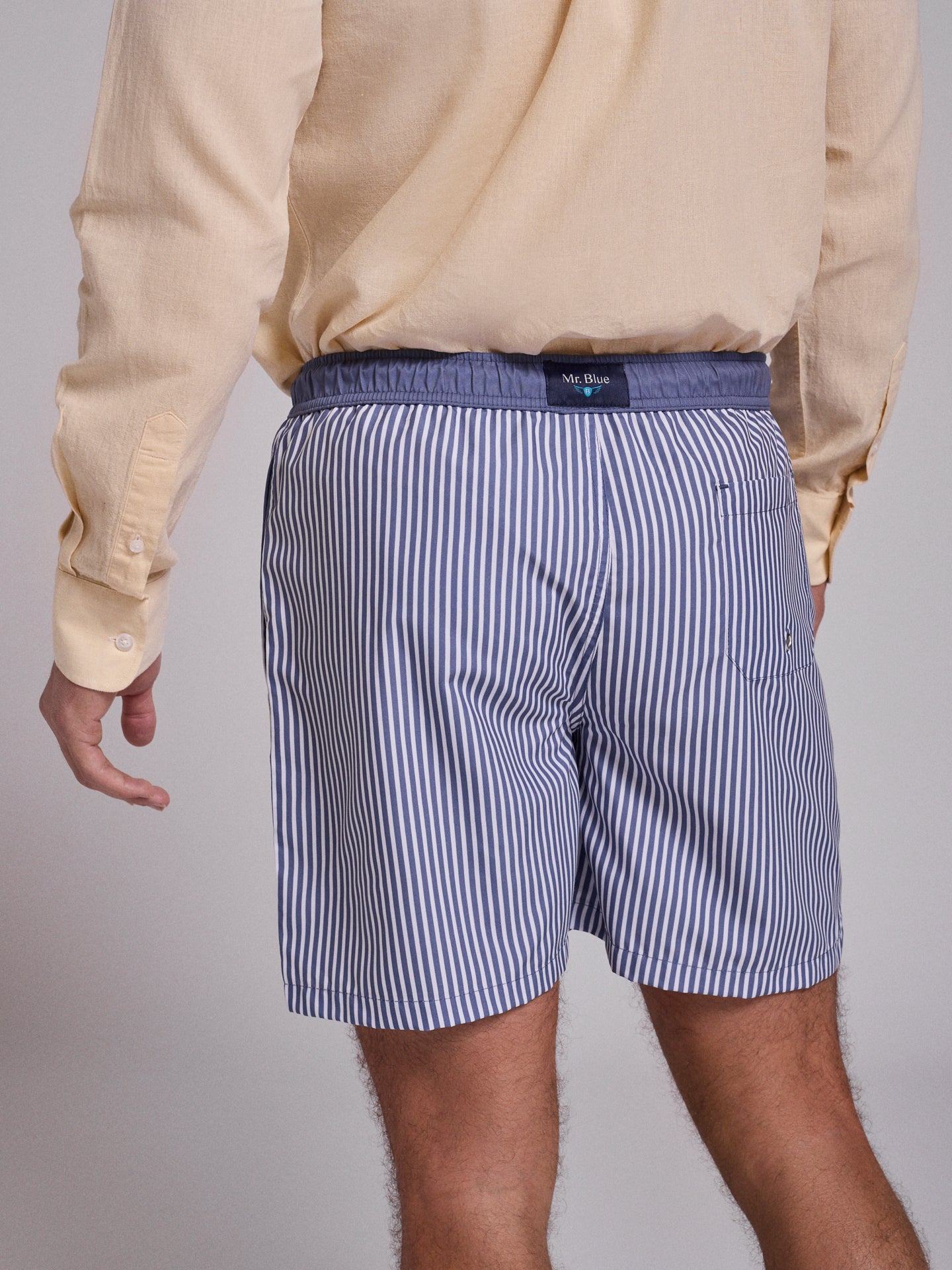 FATO BANHO AZUL REGULAR FIT MR. BLUE