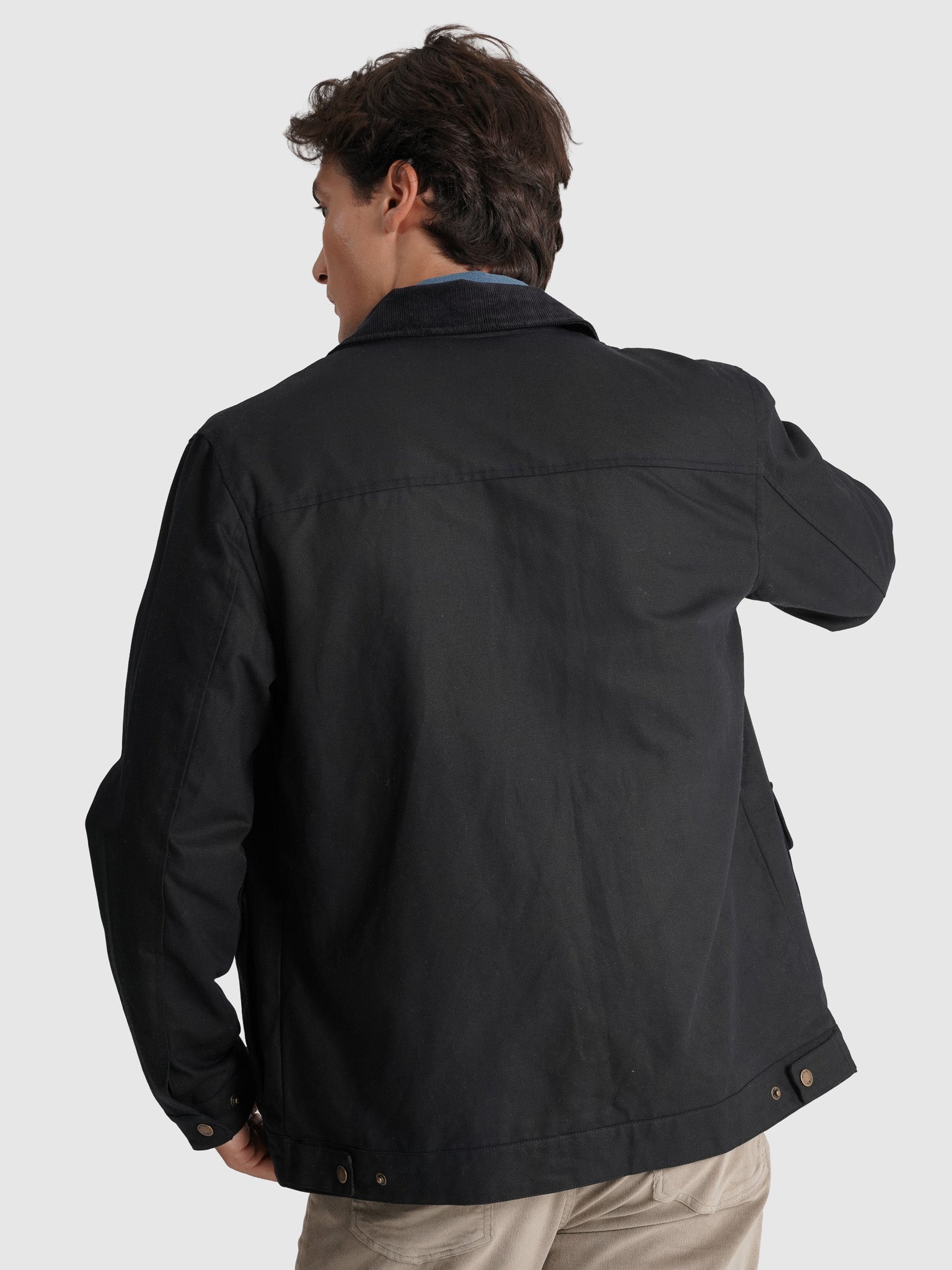 BLUE OVERCOATER LONG SLEEVE REGULAR FIT MR. BLUE