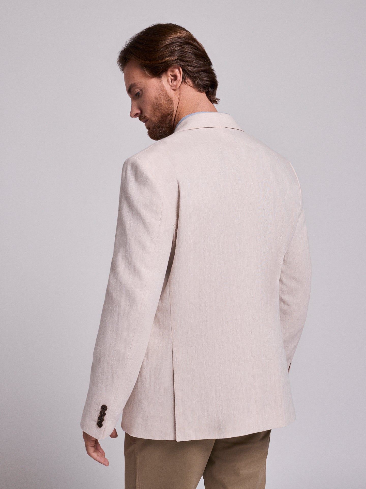 REGULAR FIT BEIGE BLAZER MR. BLUE