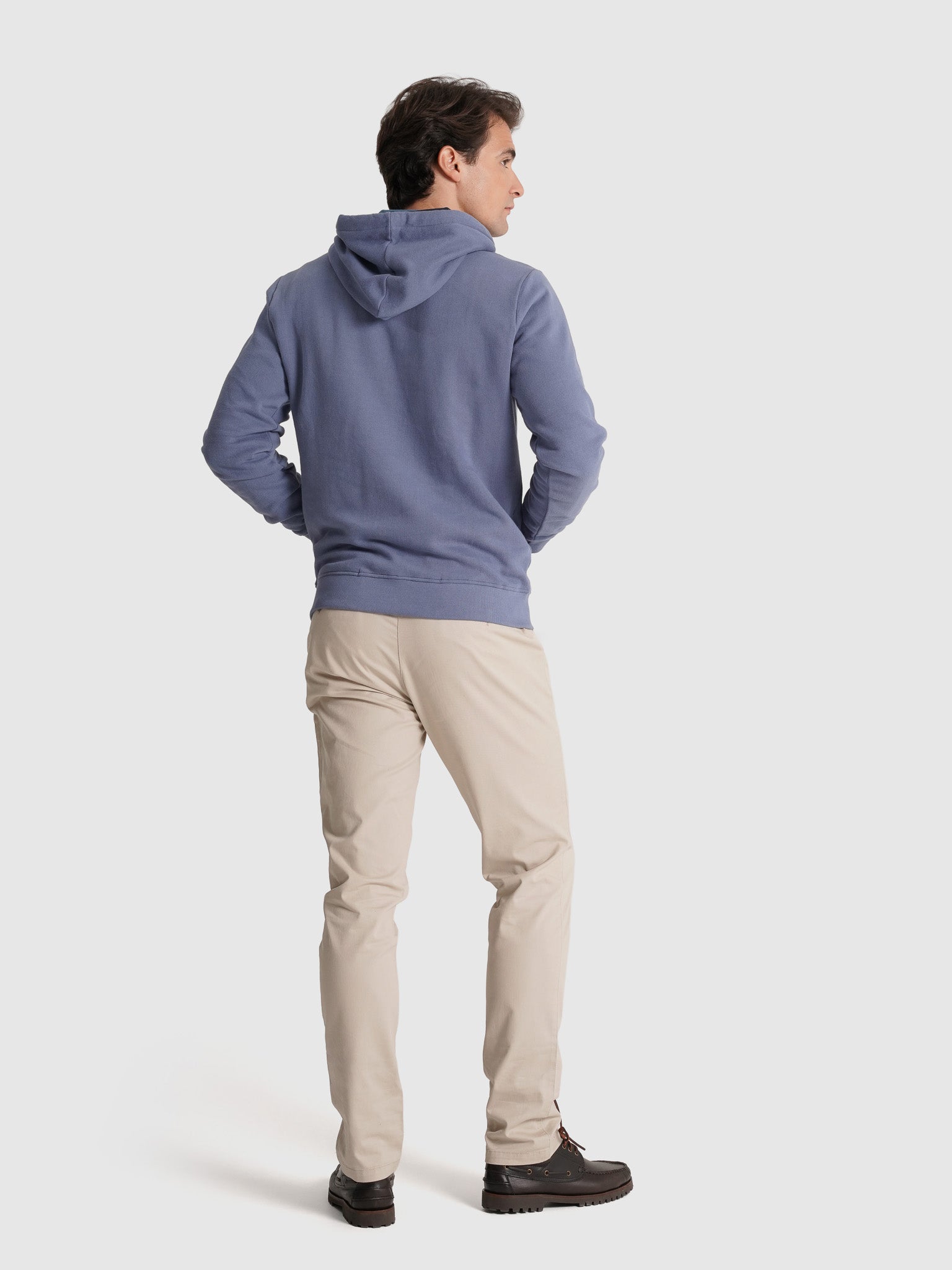 BLUE COTTON HOODIE LONG SLEEVE REGULAR FIT MR. BLUE