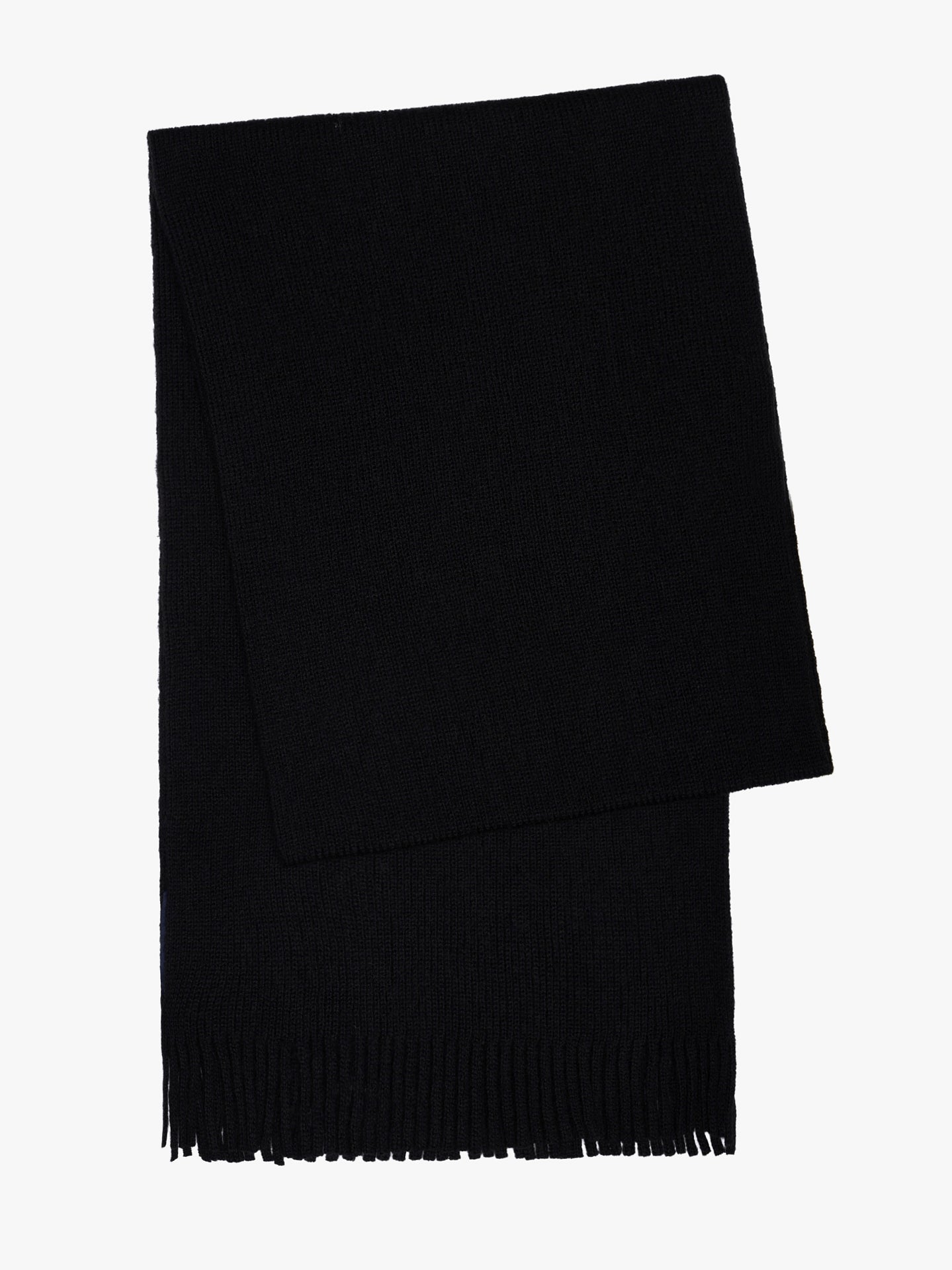 BLACK SCARF MR. BLUE