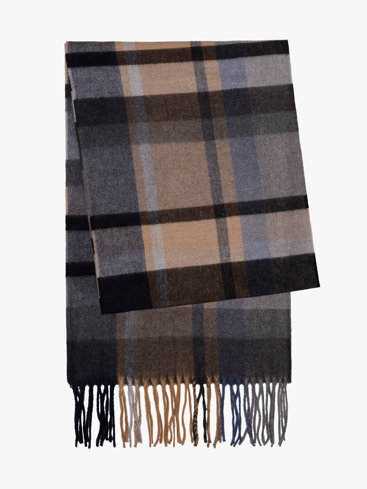 GRAY SCARF MR. BLUE