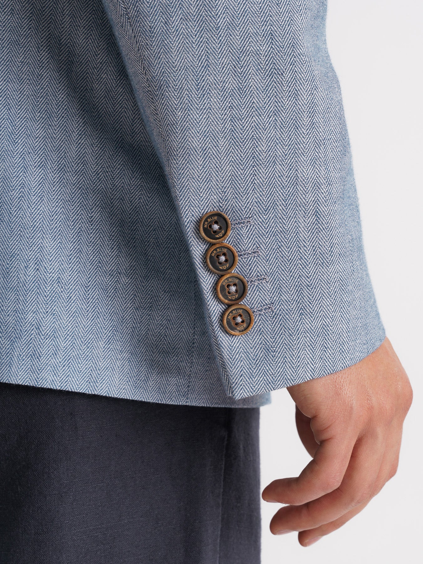 BLUE LONG SLEEVE REGULAR FIT MR. BLUE