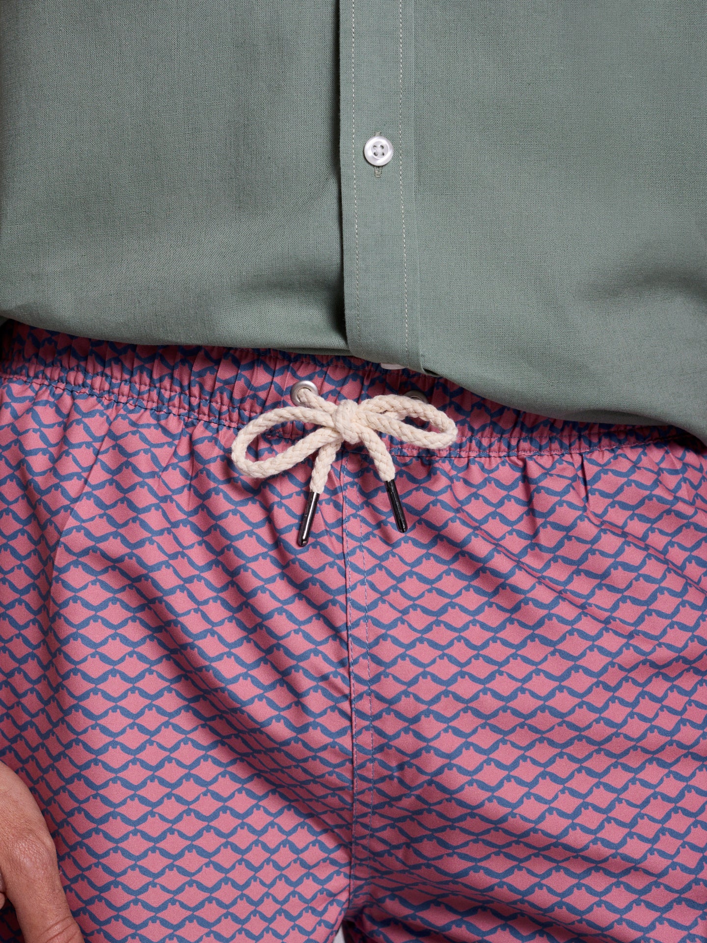 REGULAR FIT MR. BLUE SWIMMING SUIT BLUE