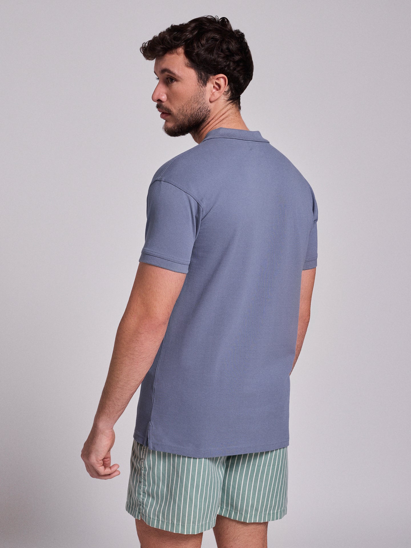 BLUE POLO SHORT SLEEVE REGULAR FIT MR. BLUE