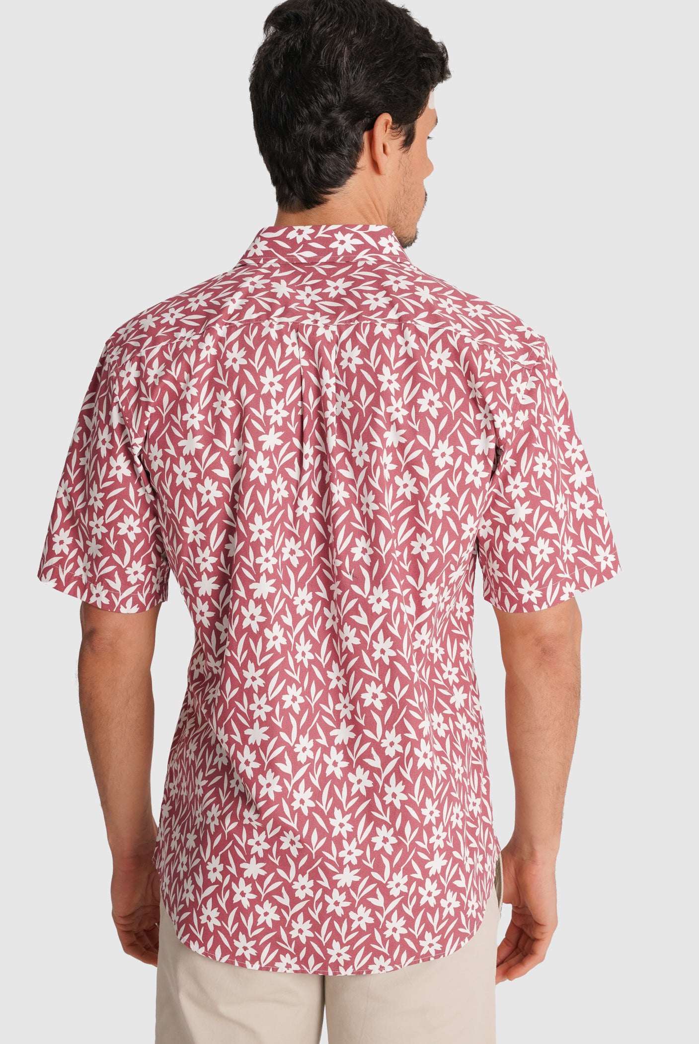 PINK SHORT SLEEVE REGULAR FIT MR. BLUE