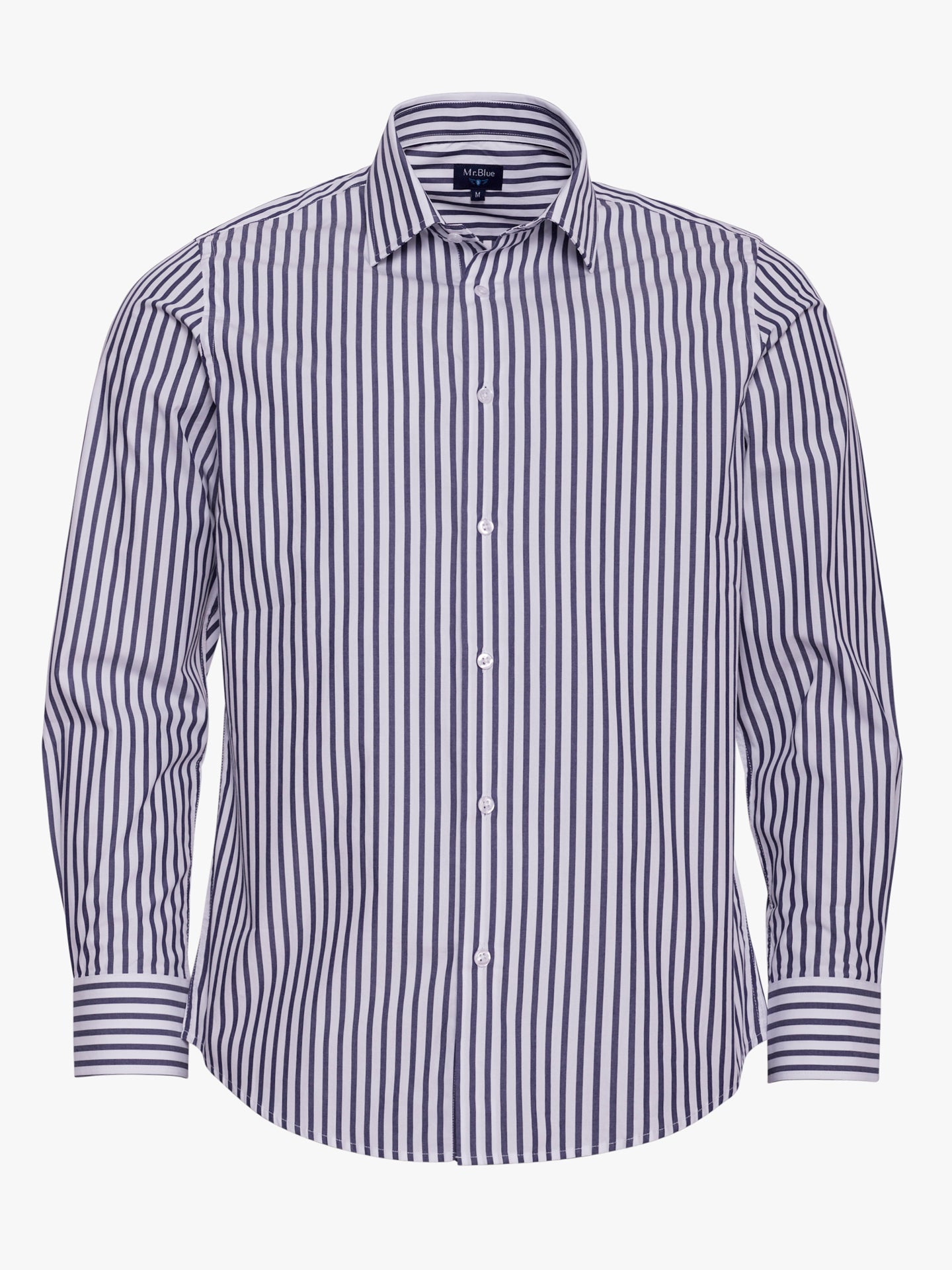 BLUE SLIM FIT MR SHIRT. BLUE