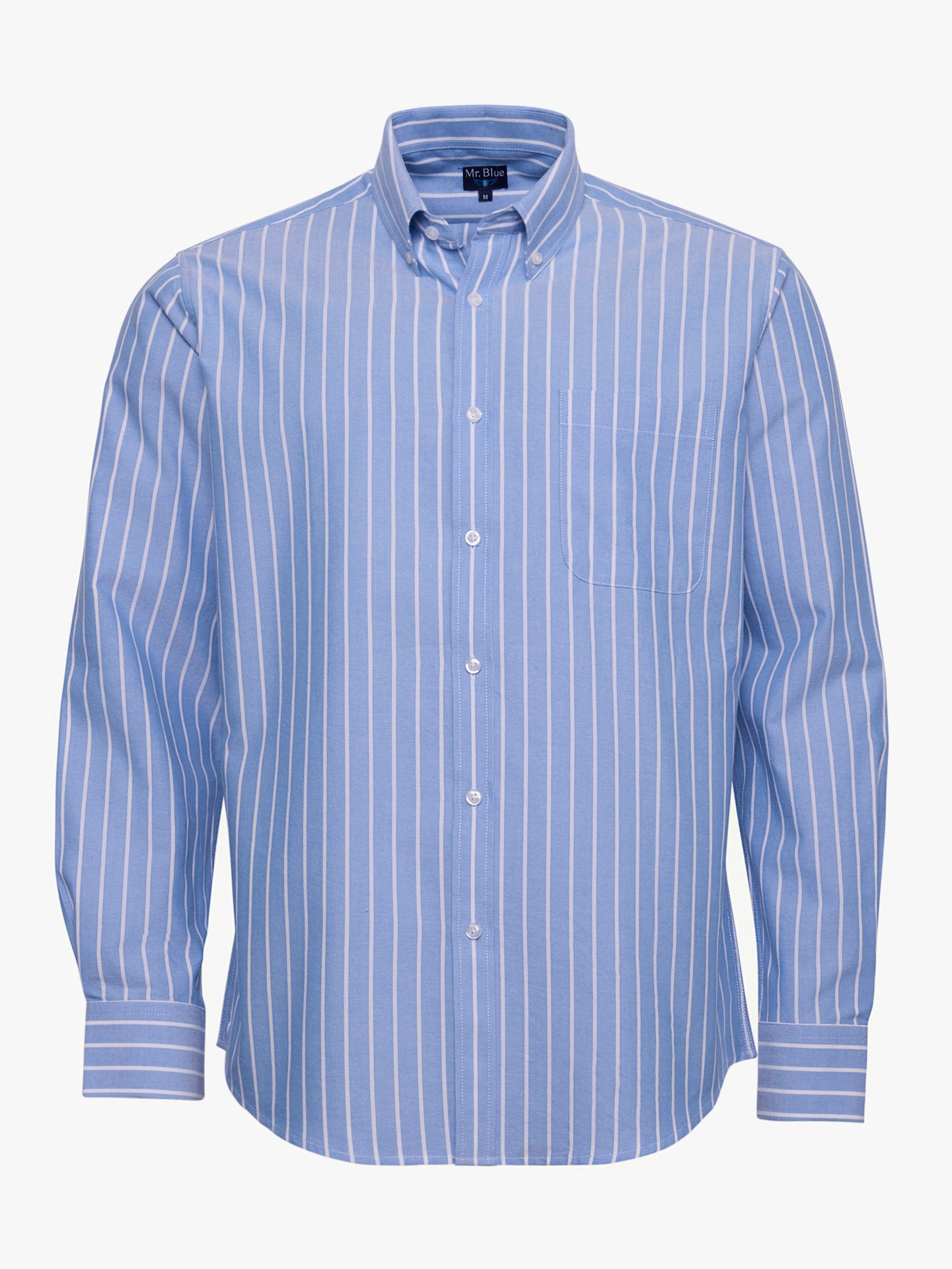 BLUE COTTON SHIRT LONG SLEEVE REGULAR FIT MR. BLUE