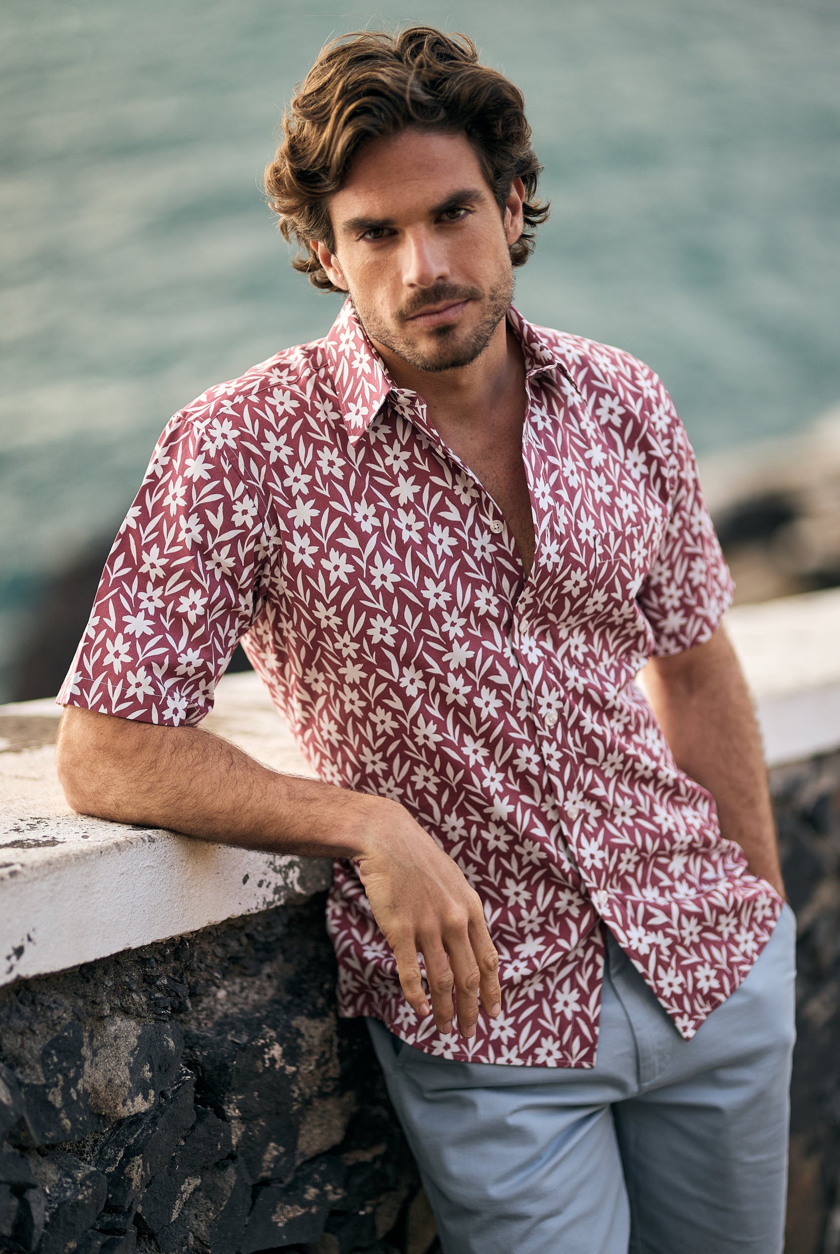 PINK SHORT SLEEVE REGULAR FIT MR. BLUE