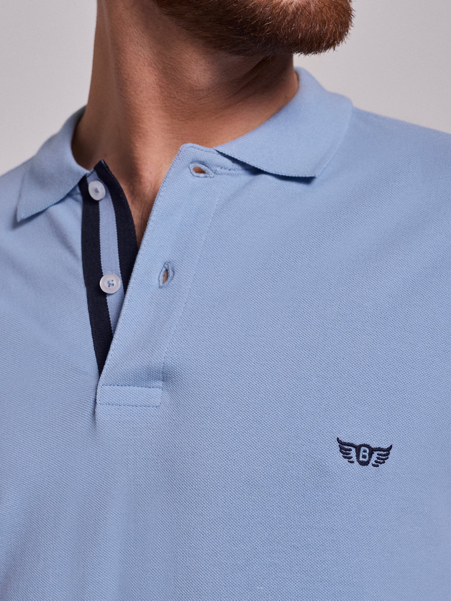 BLUE POLO SHORT SLEEVE REGULAR FIT MR. BLUE