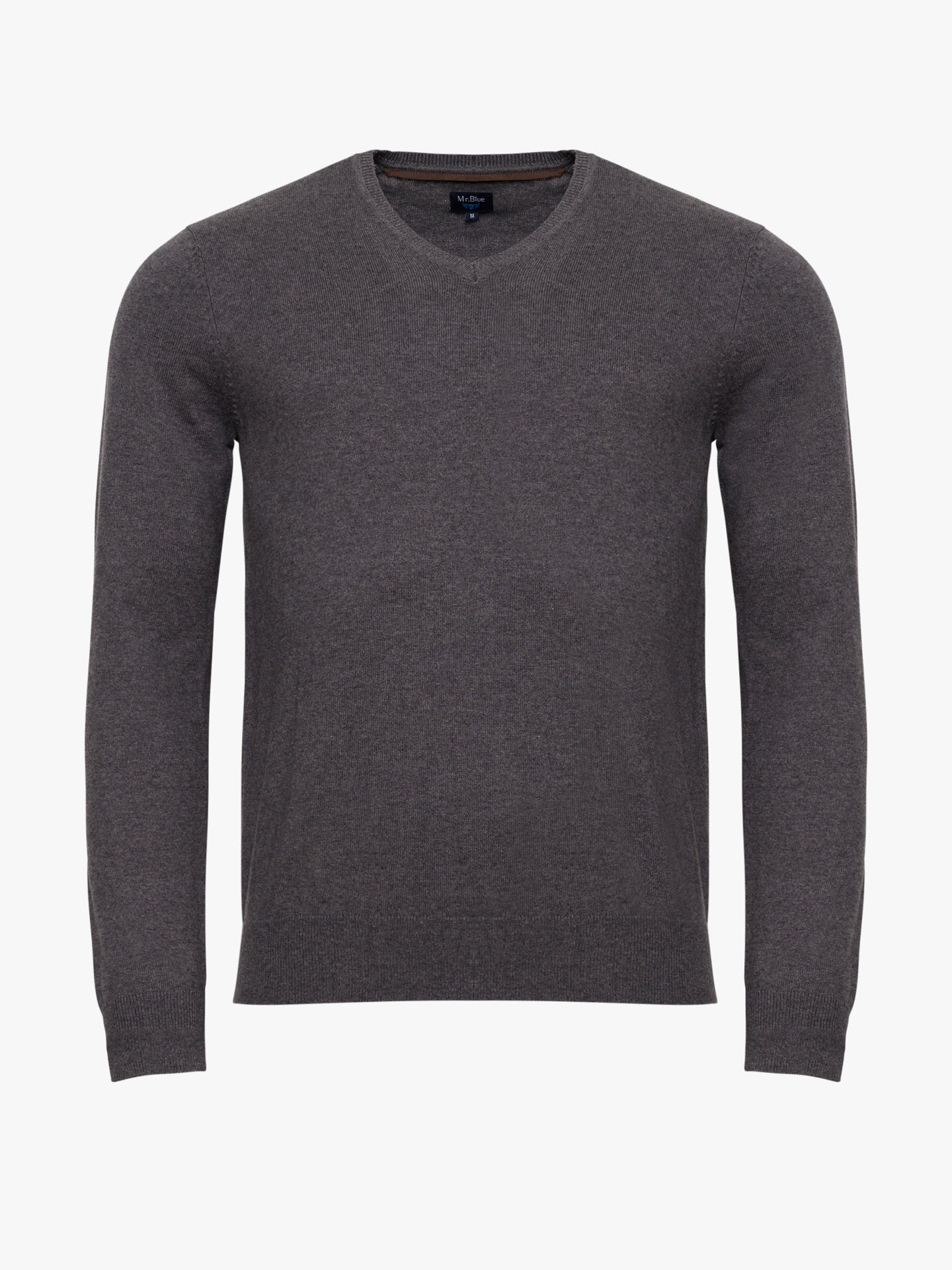 GRAY THIN PULLOVER LONG SLEEVE REGULAR FIT MR. BLUE