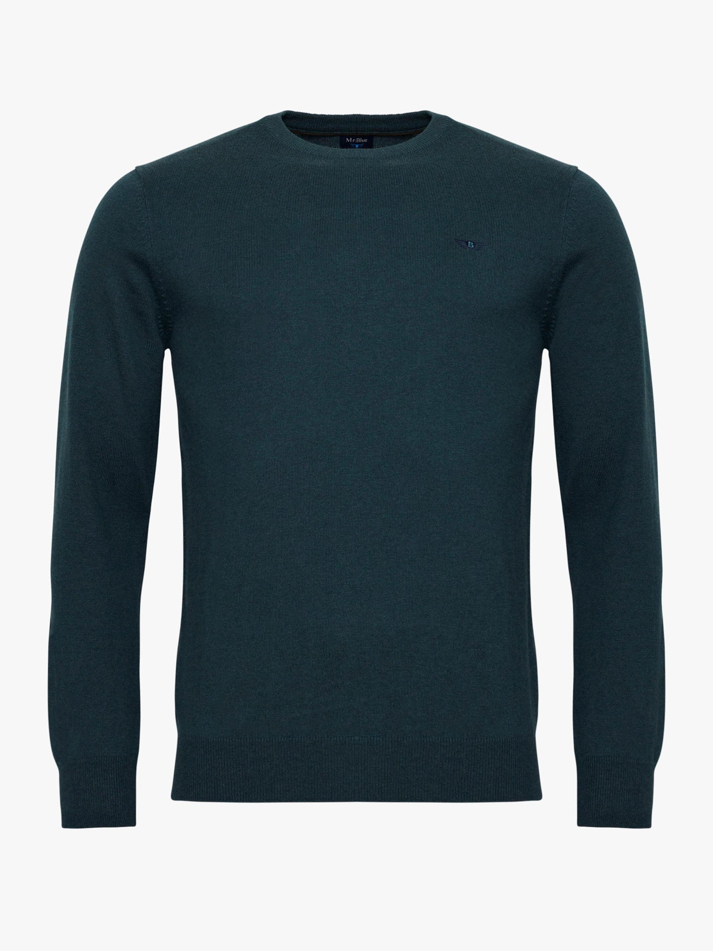 GREEN THIN PULLOVER LONG SLEEVE REGULAR FIT MR. BLUE