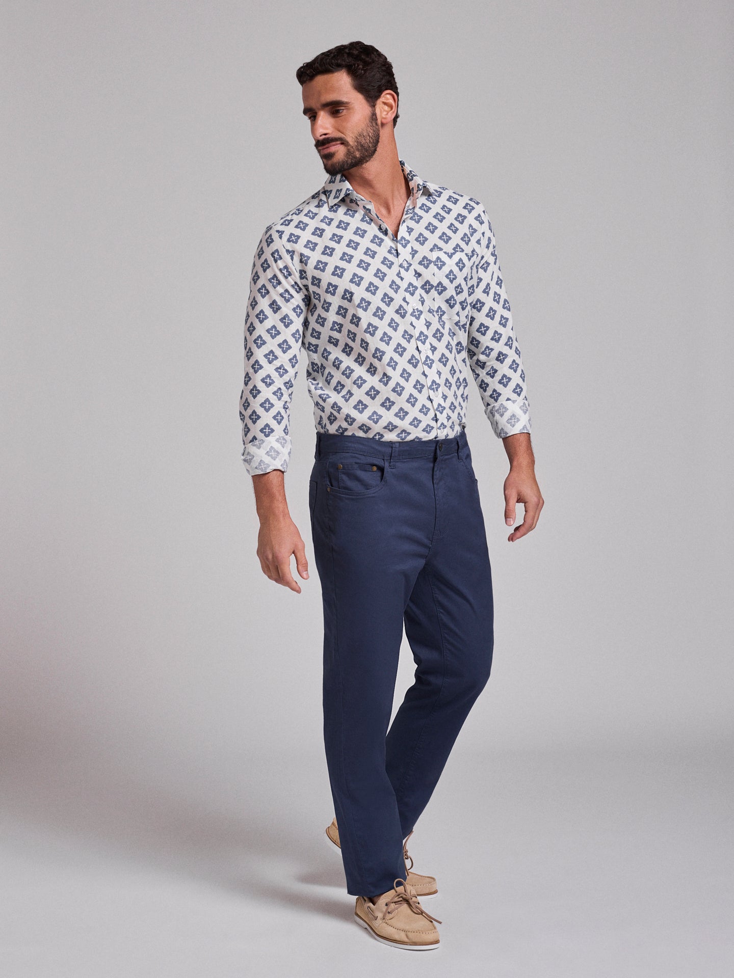 BLUE COTTON REGULAR FIT MR. BLUE