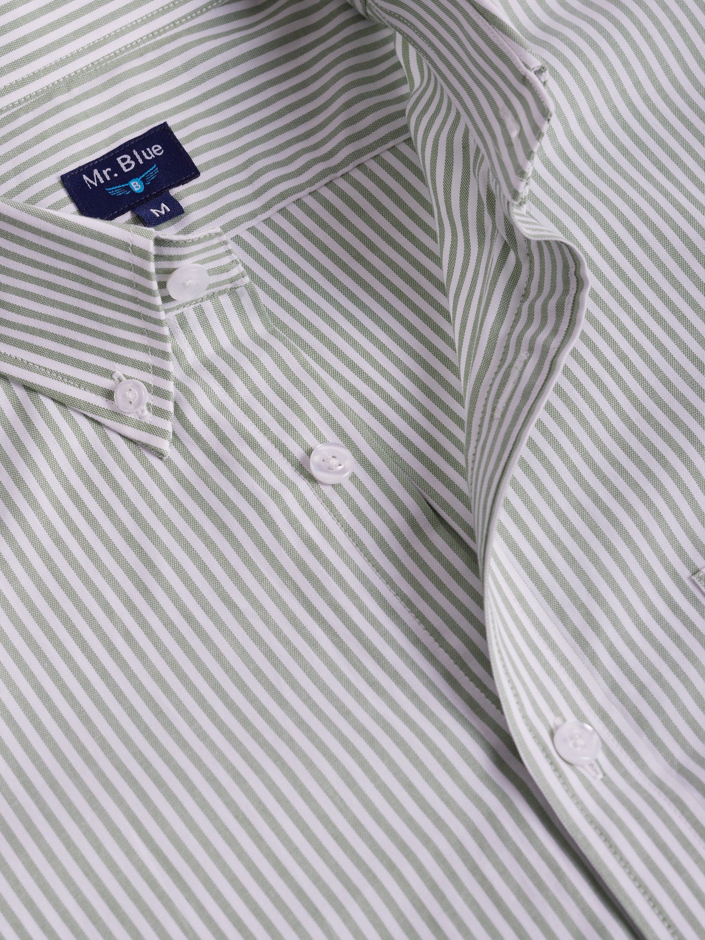 GREEN REGULAR FIT MR SHIRT. BLUE