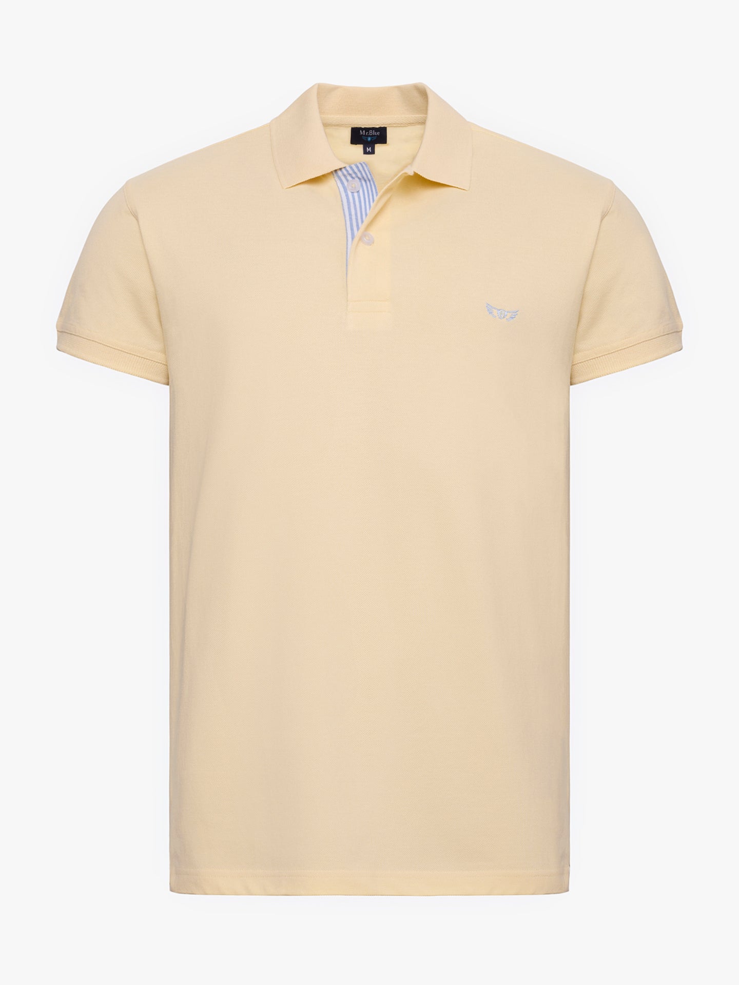 YELLOW POLO SHORT SLEEVE REGULAR FIT MR. BLUE