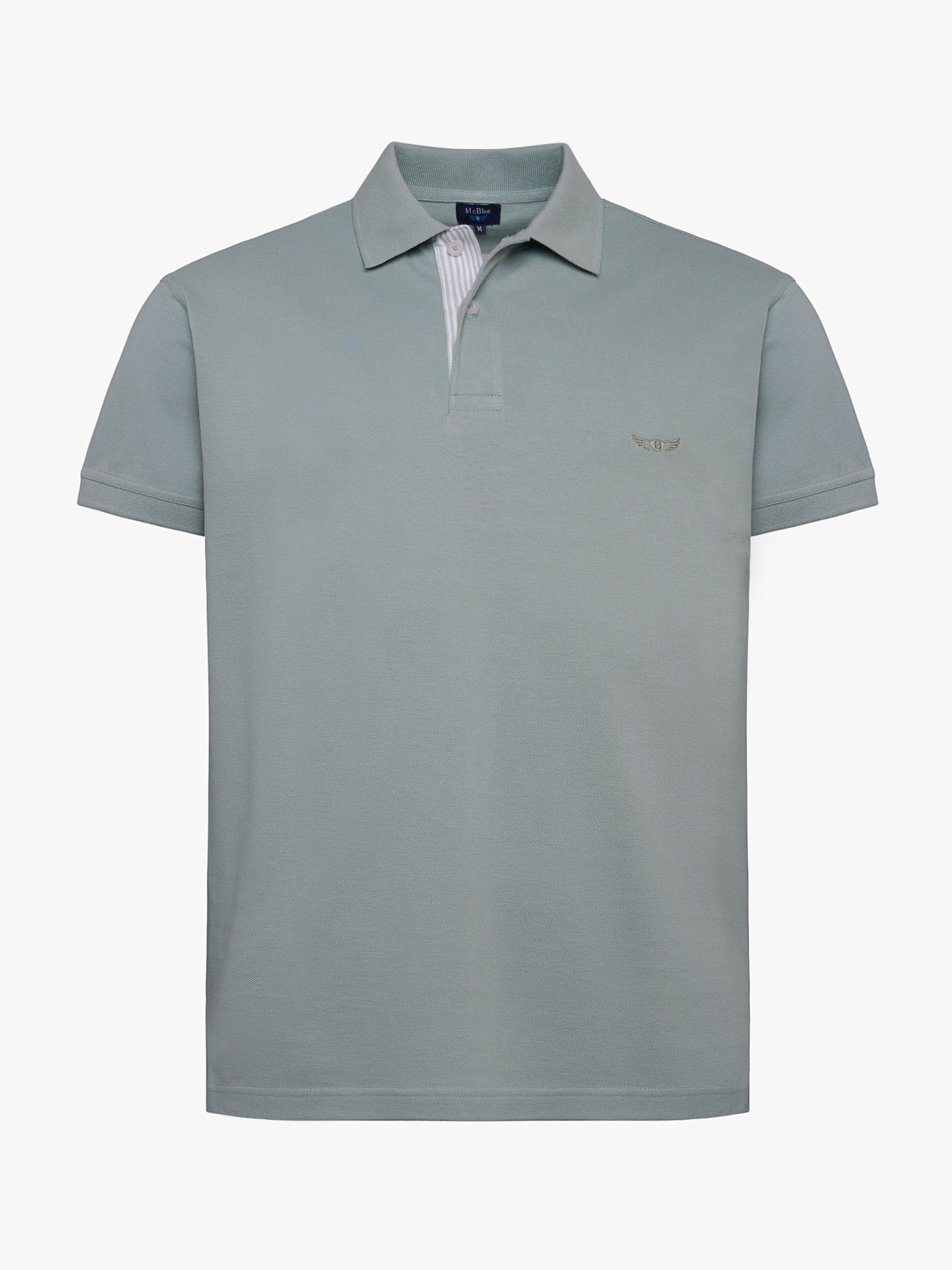GREEN POLO SHORT SLEEVE REGULAR FIT MR. BLUE