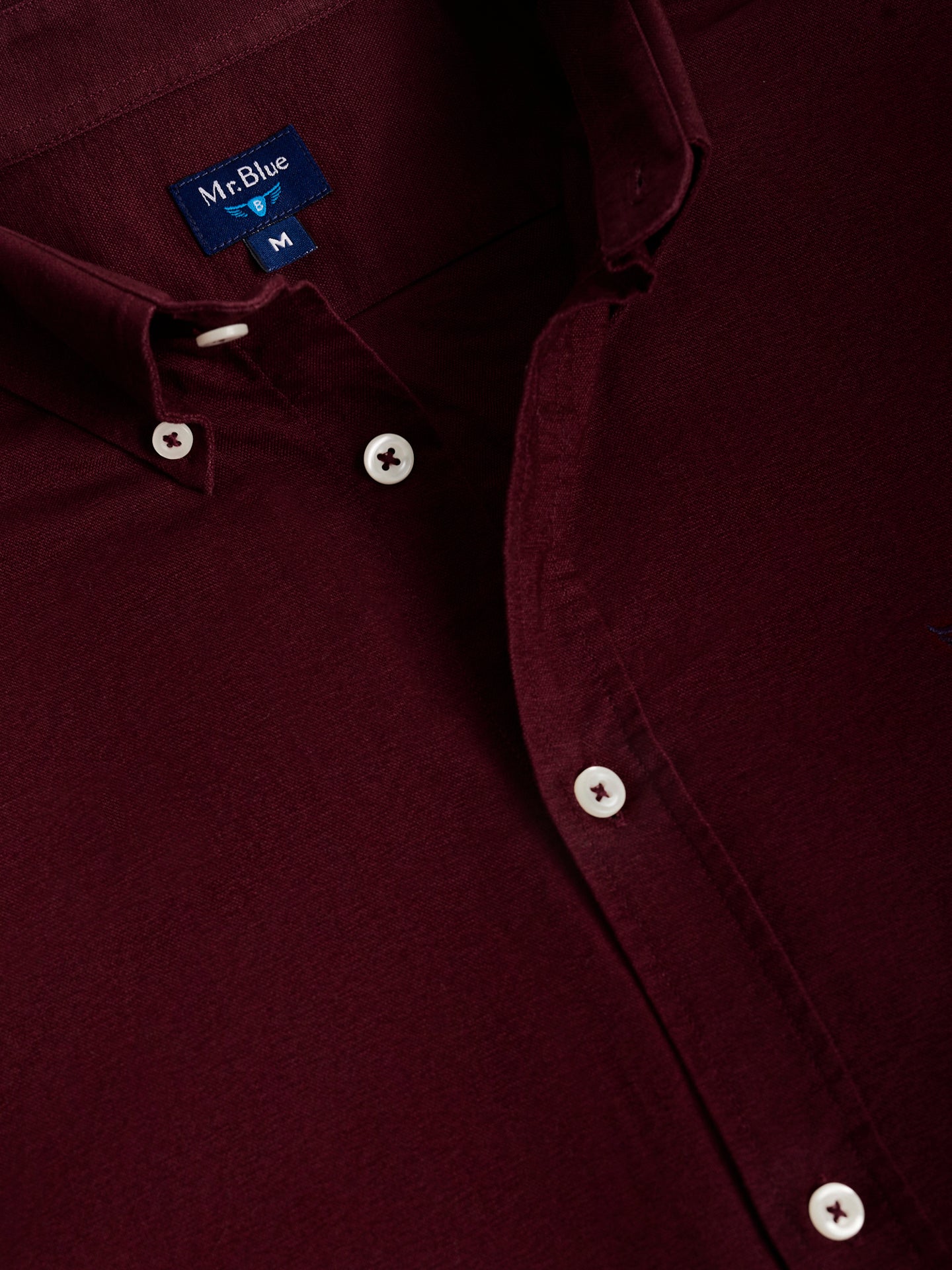 RED REGULAR FIT MR SHIRT. BLUE