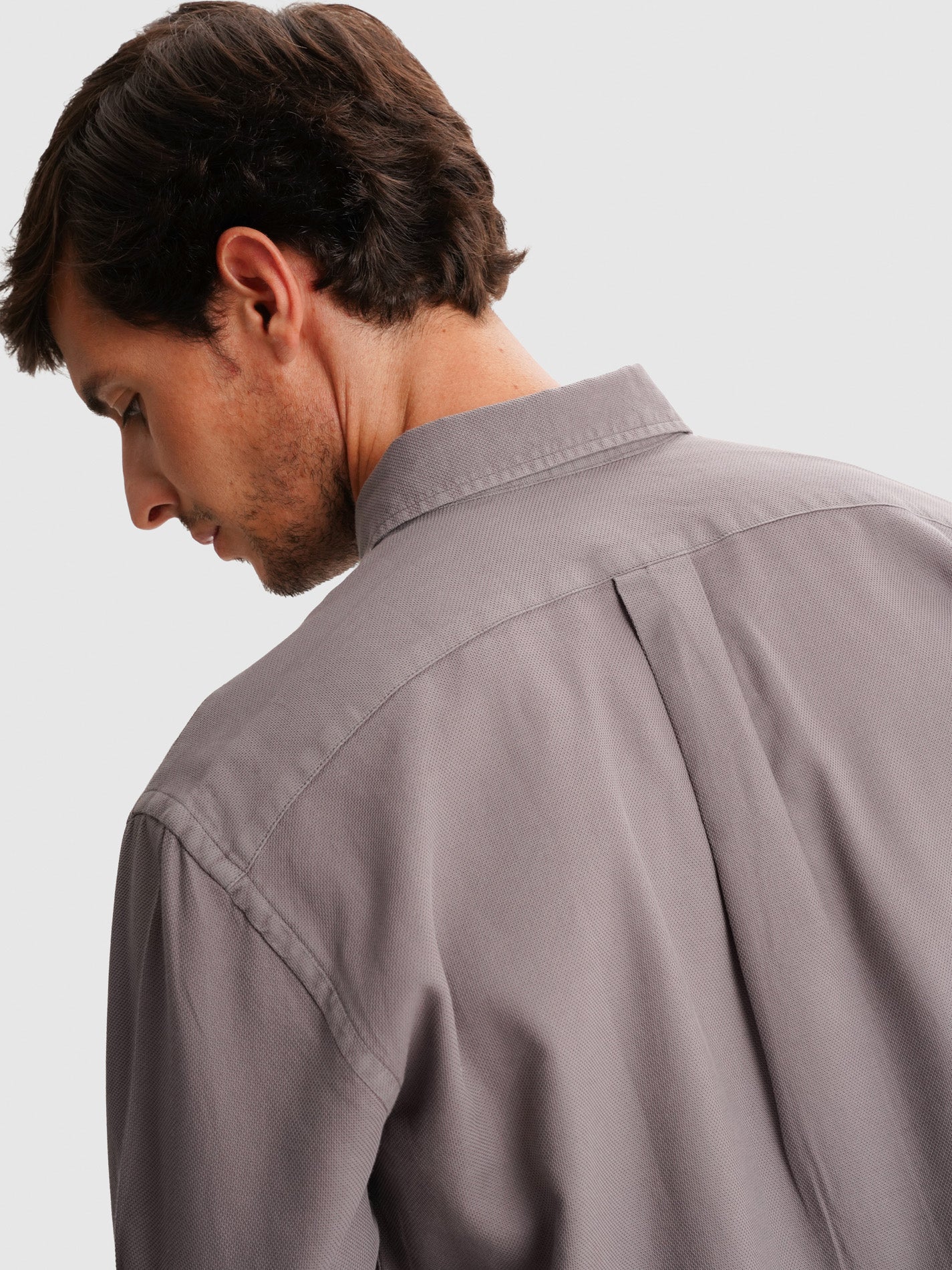 BLUE REGULAR FIT MR SHIRT. BLUE
