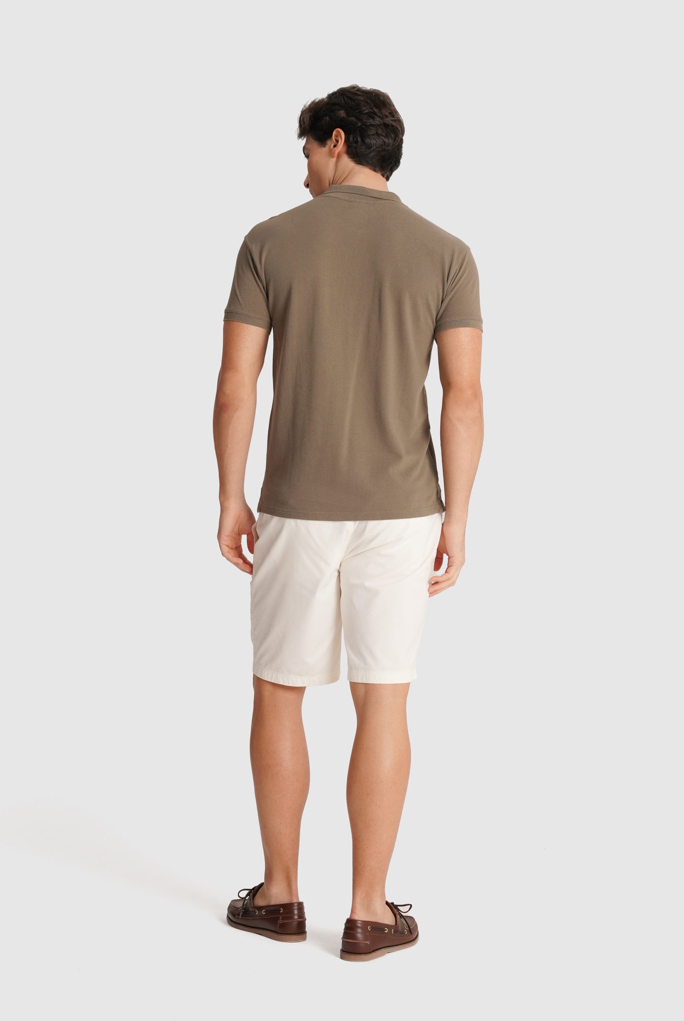 GREEN PIQUET POLO SHORT SLEEVE REGULAR FIT MR. BLUE
