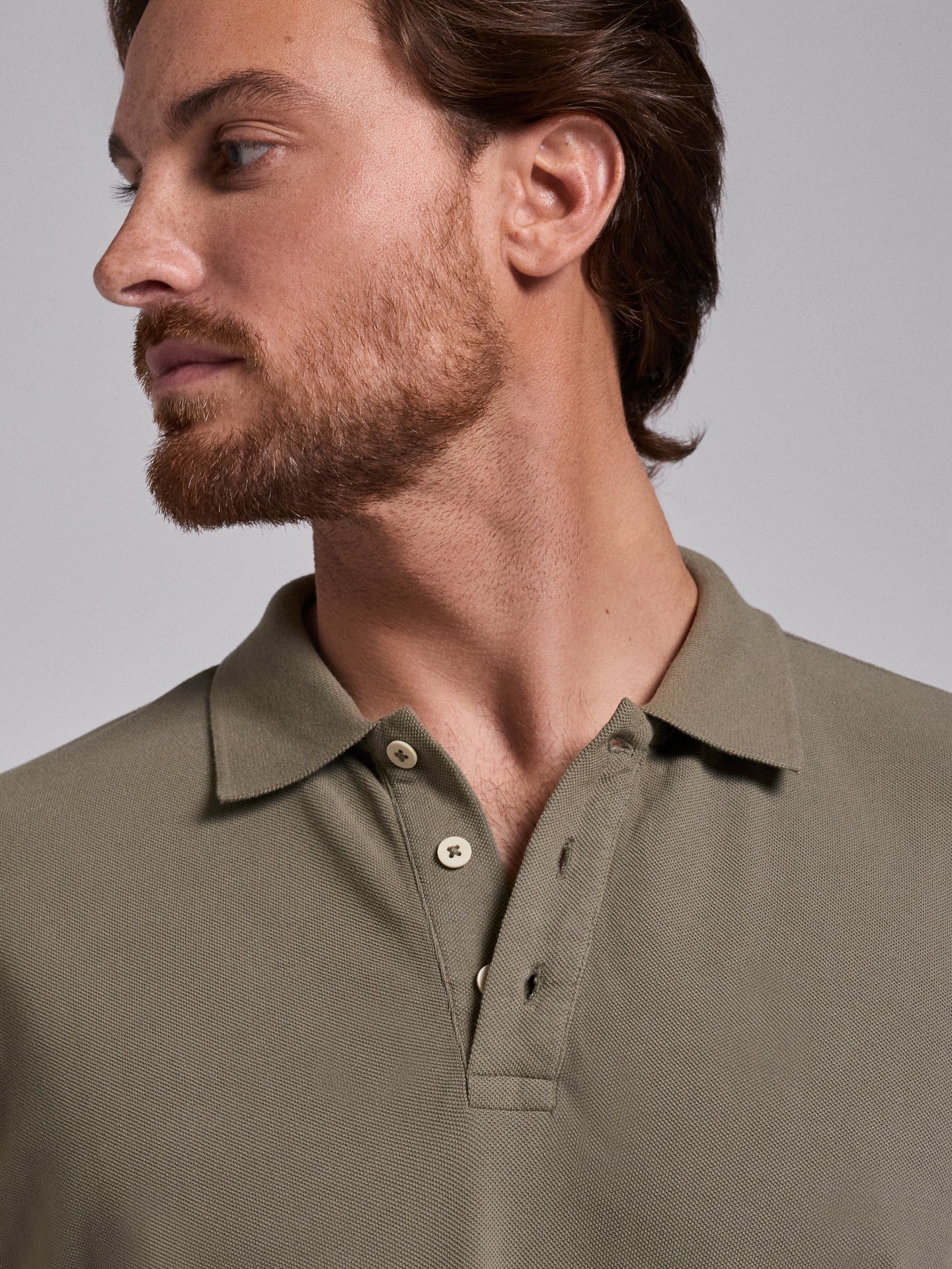 GREEN COTTON POLO SHORT SLEEVE REGULAR FIT MARK BELLUCCI
