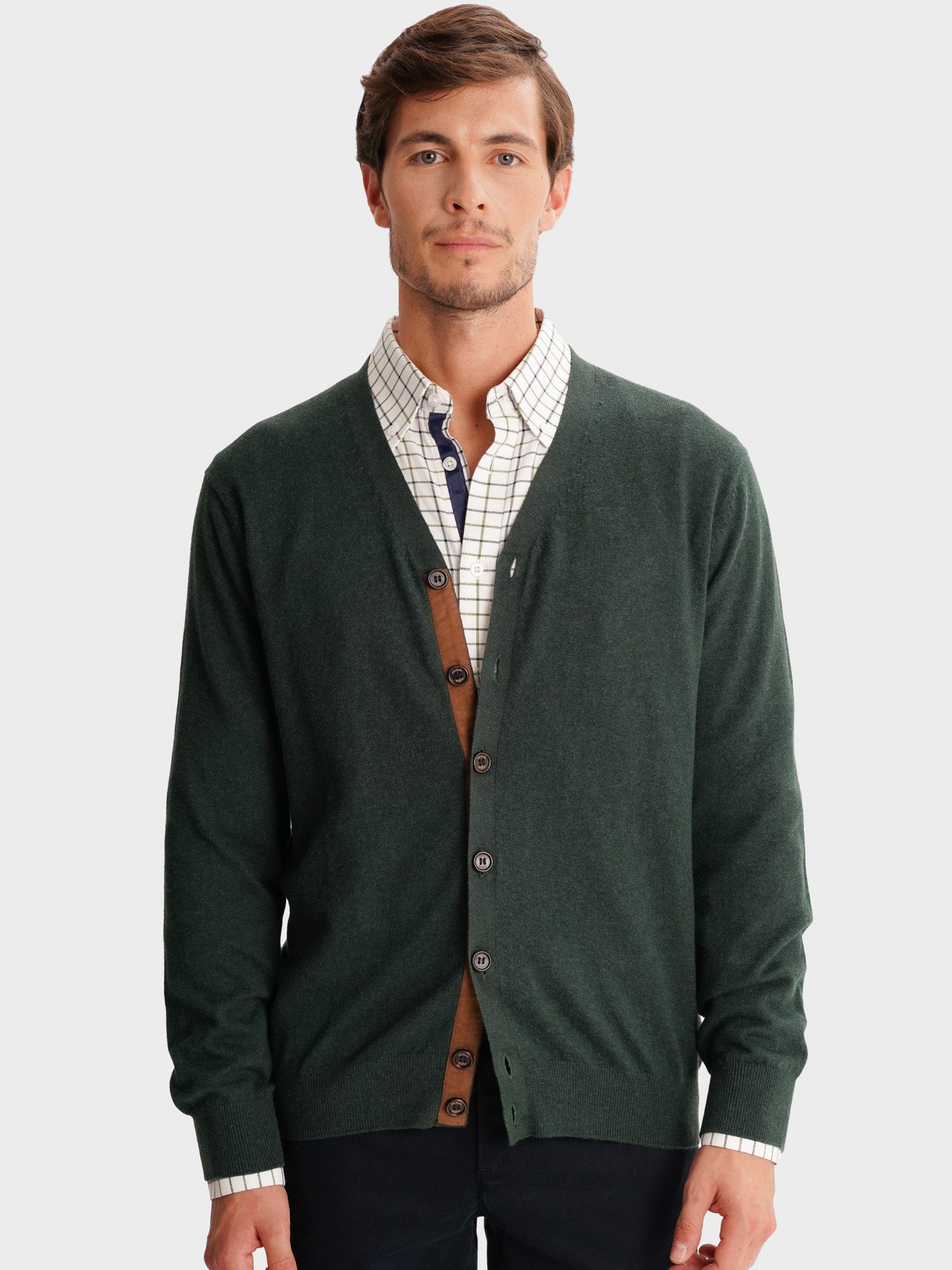 GREEN THIN PULLOVER LONG SLEEVE REGULAR FIT MR. BLUE