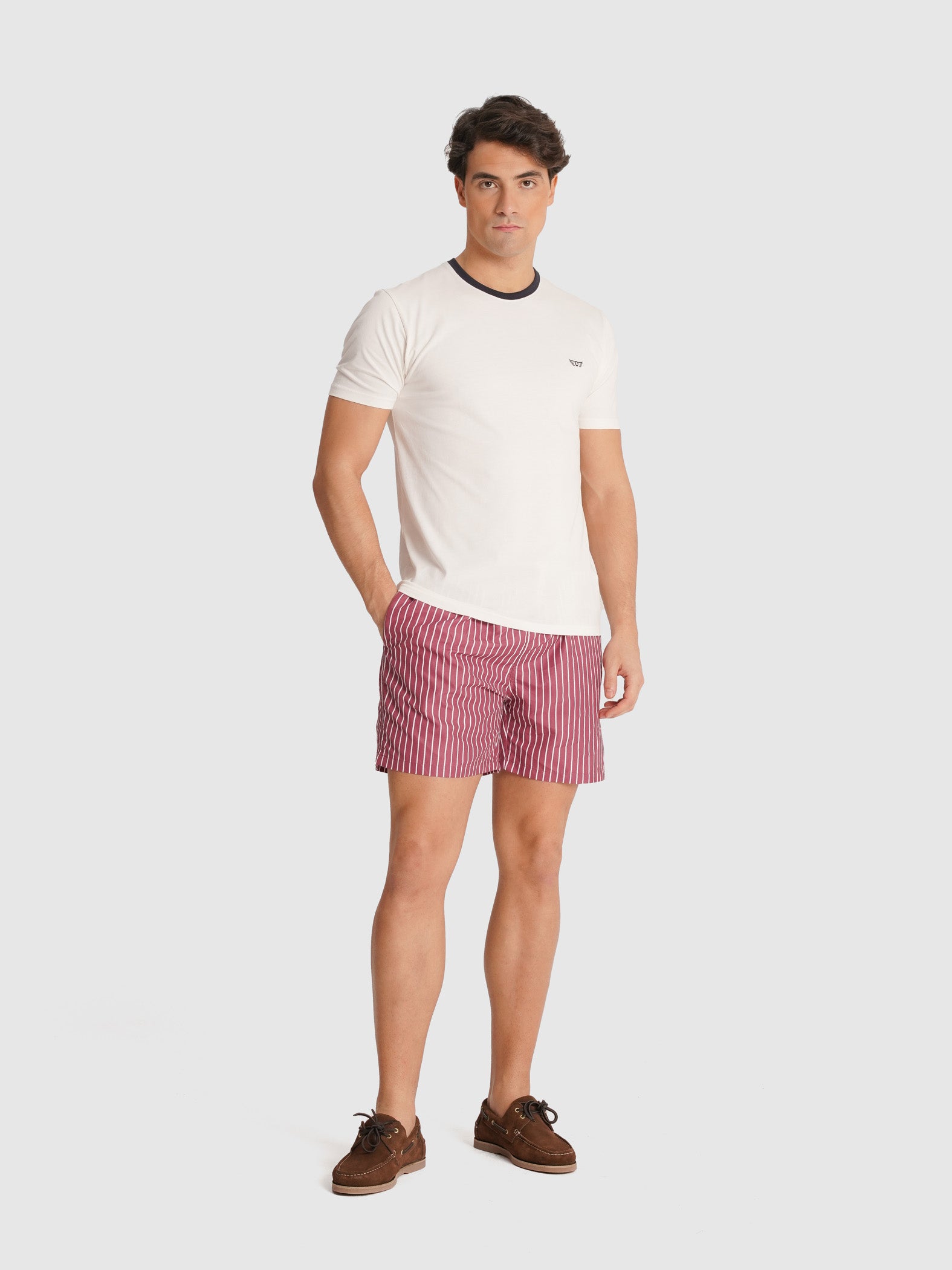 FATO BANHO VERMELHO REGULAR FIT MR. BLUE