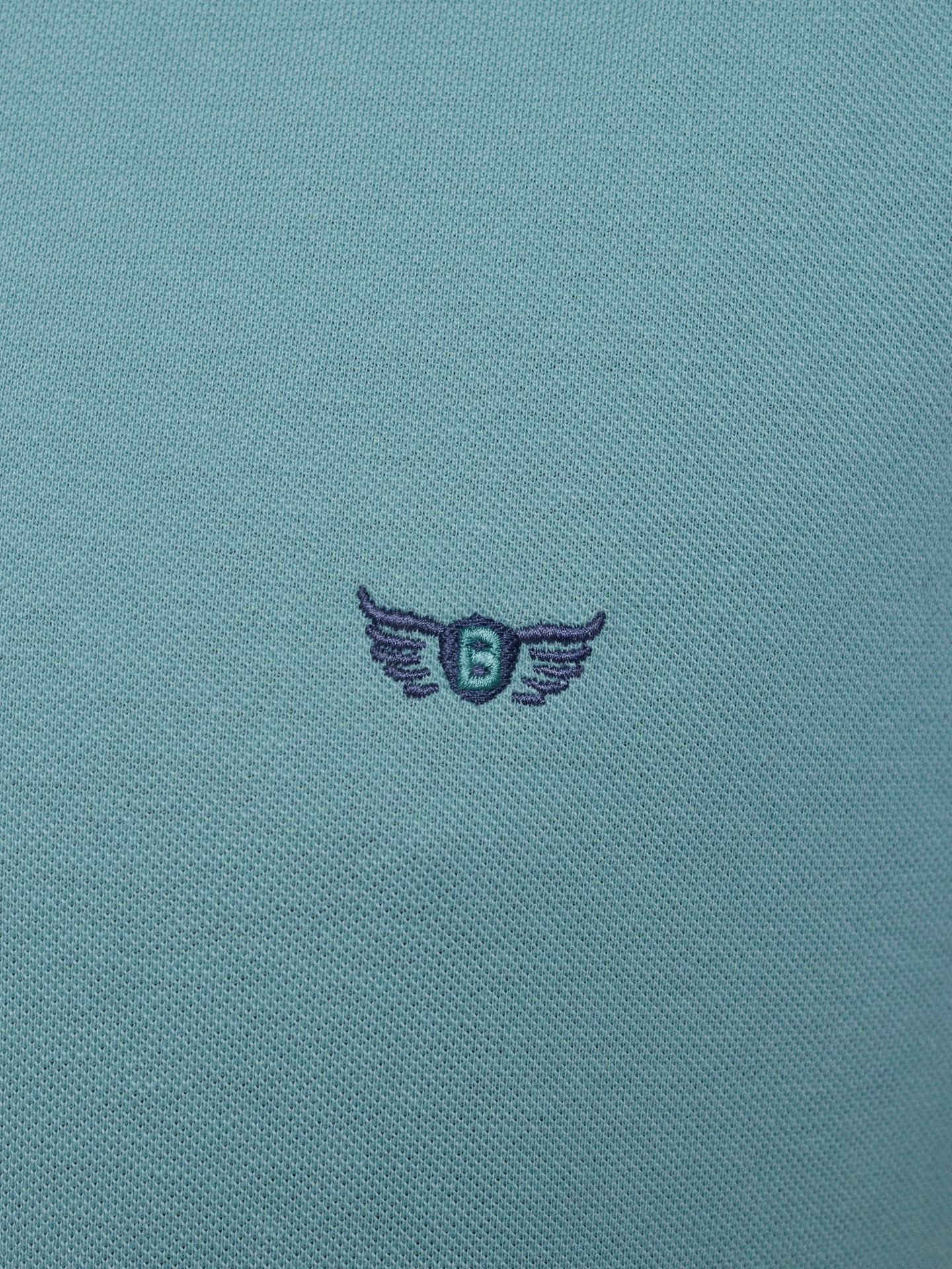 GREEN POLO SHORT SLEEVE REGULAR FIT MR. BLUE