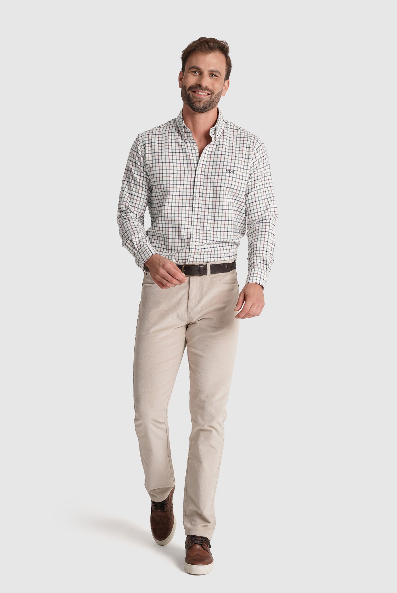 Camisa Flanela Verde Manga Comprida Regular Fit Mr. Blue