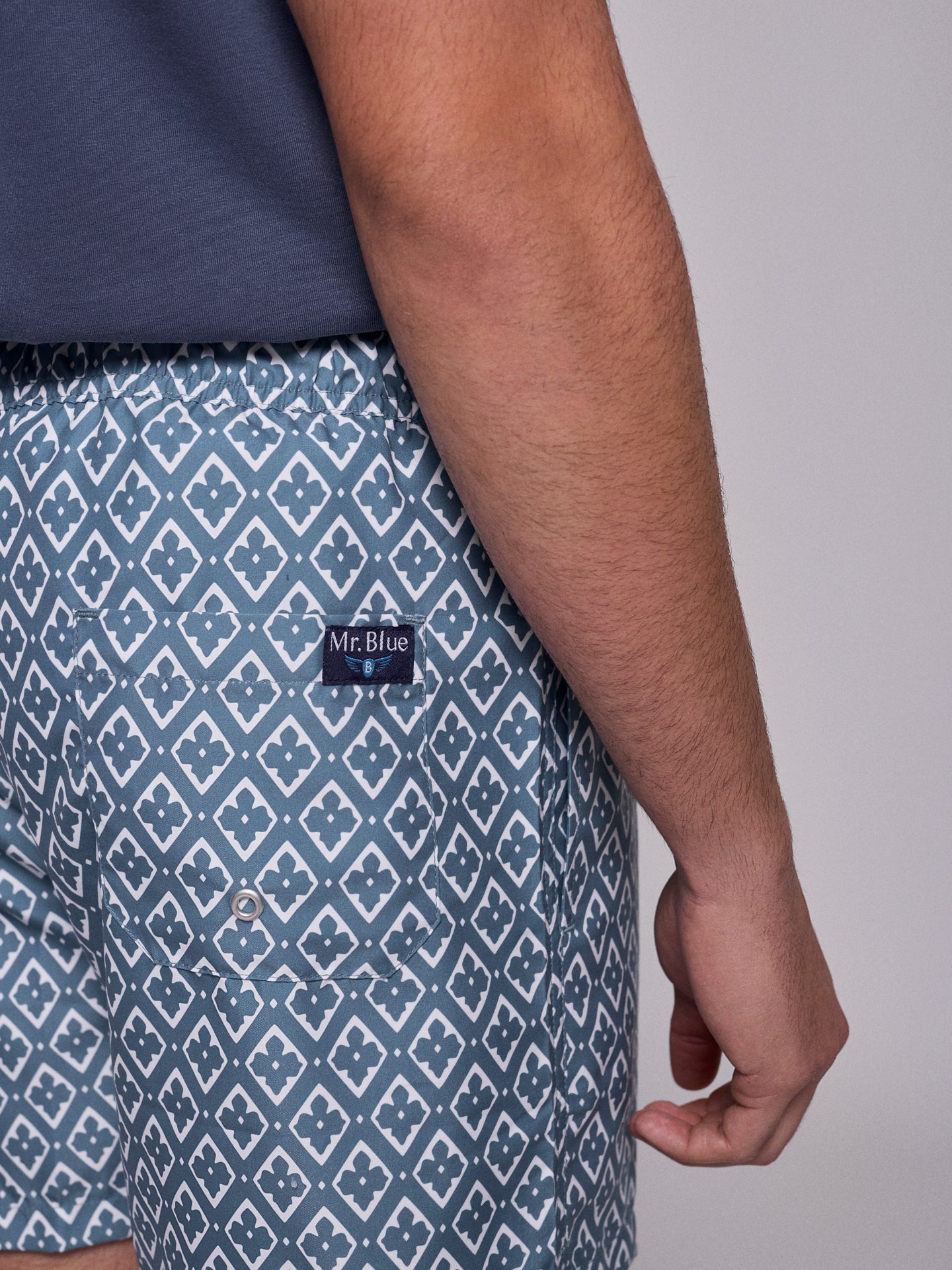 REGULAR FIT MR GREEN SWIMMING SUIT BLUE