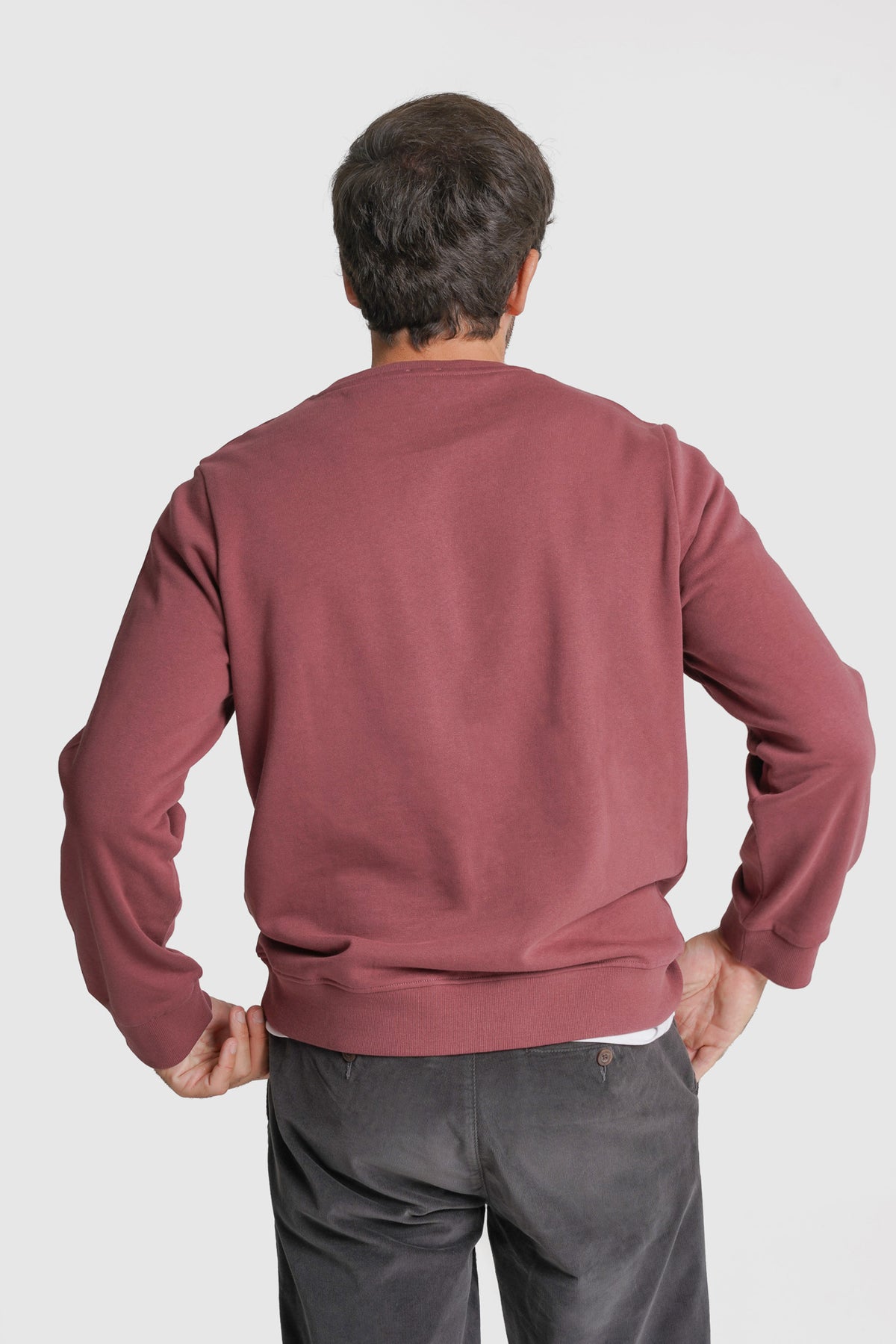 HOODIE ALGODÃO ROSA LISO MR. BLUE