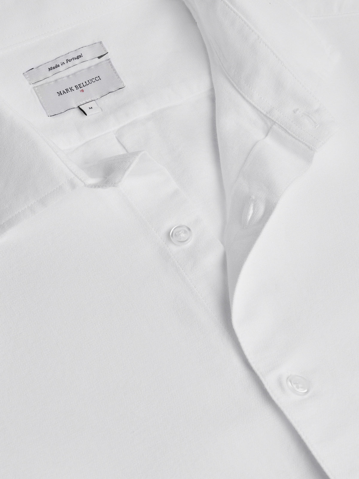 CAMISA PIQUET REGULAR FIT BRANCA LISA MARK BELLUCCI