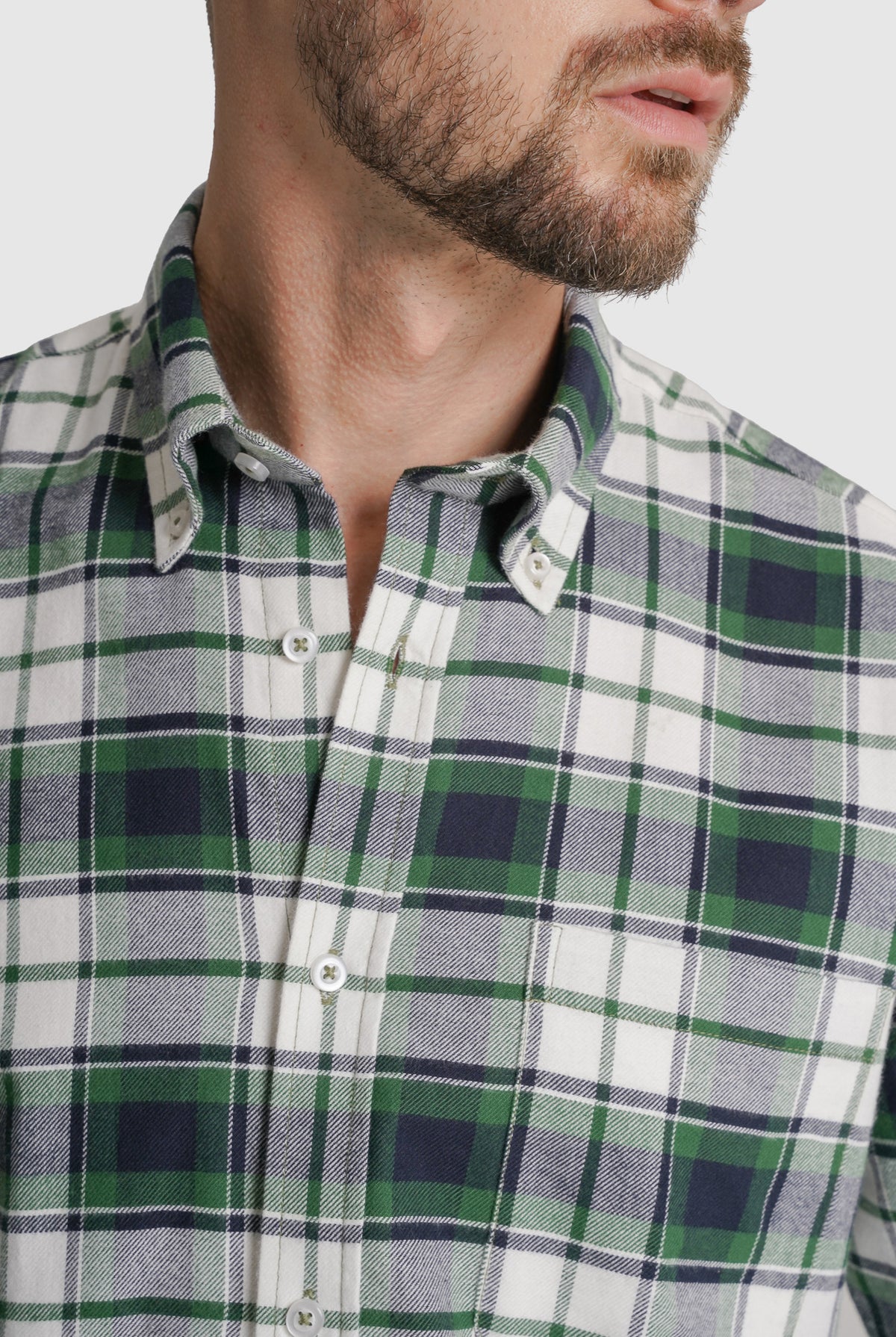 CAMISA FLANELA REGULAR FIT AZUL AO QUADRADO MR. BLUE
