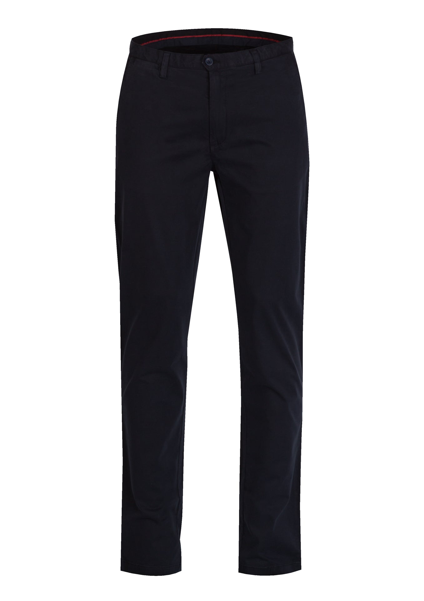 Calças chino algodão regular fit azul escuro - Mr Blue