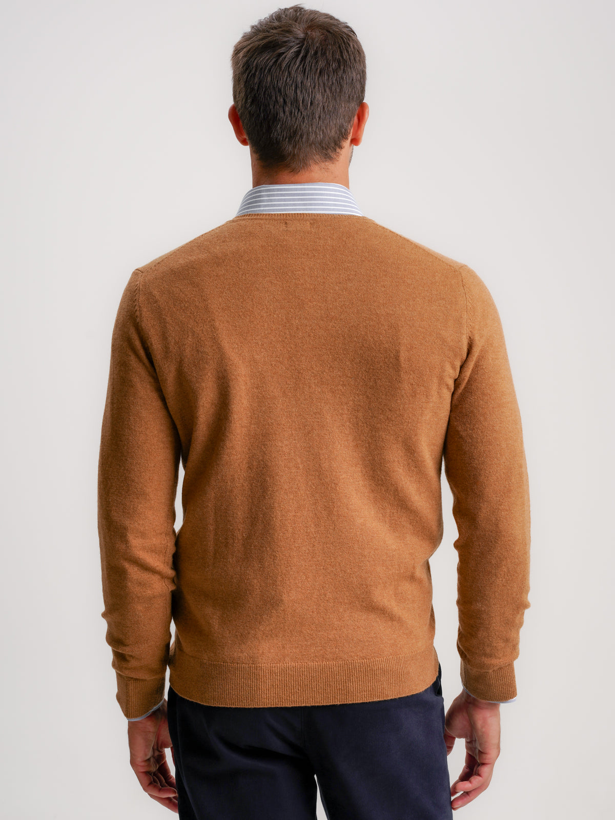 Mr. Blue Camel Thick Wool Pullover