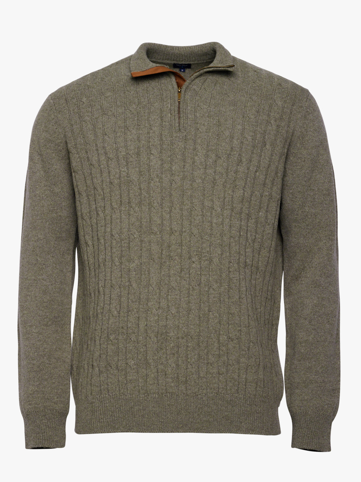 Green Thick Wool Pullover Mr. Blue