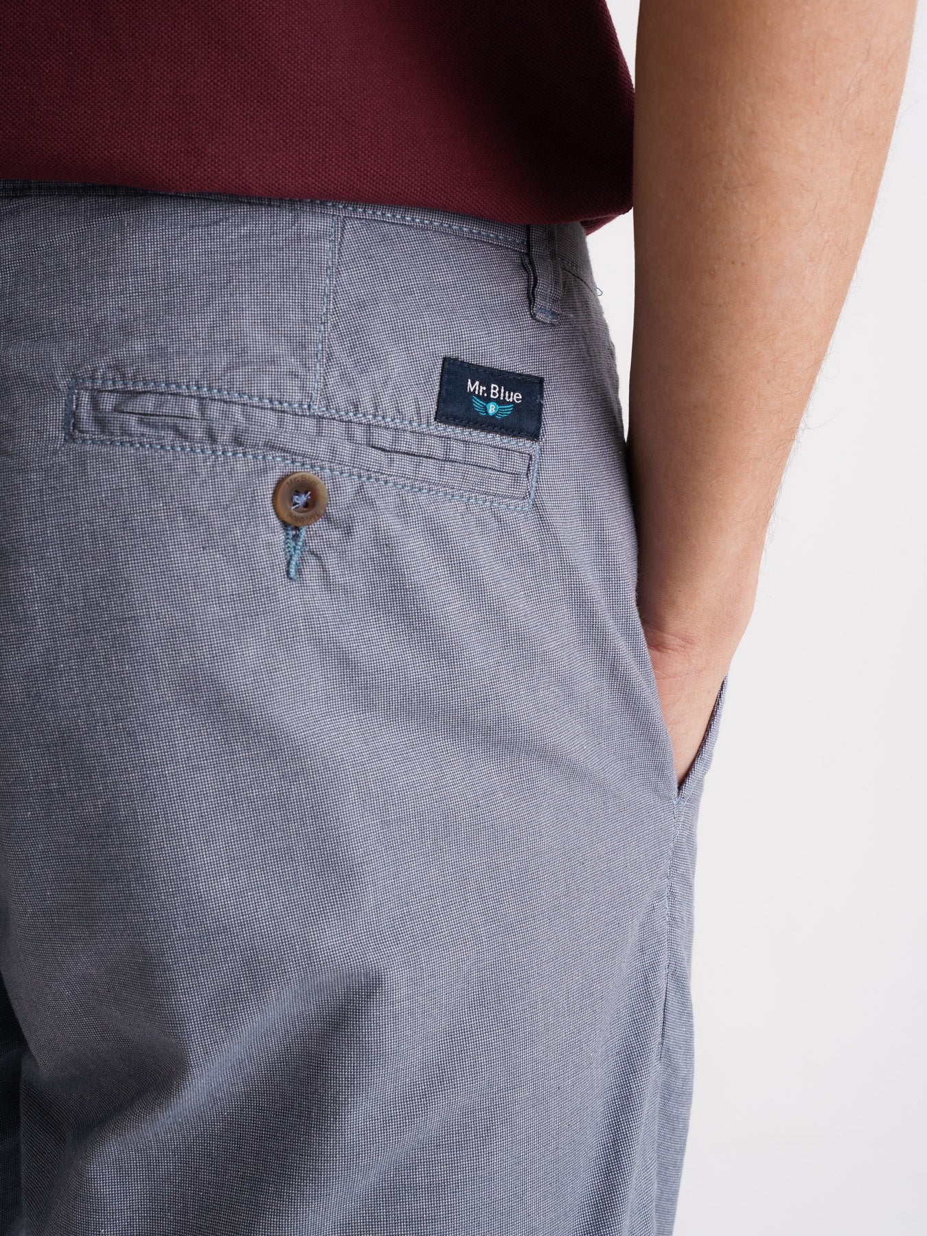 Mr. Blue Slim Fit Blue Shorts