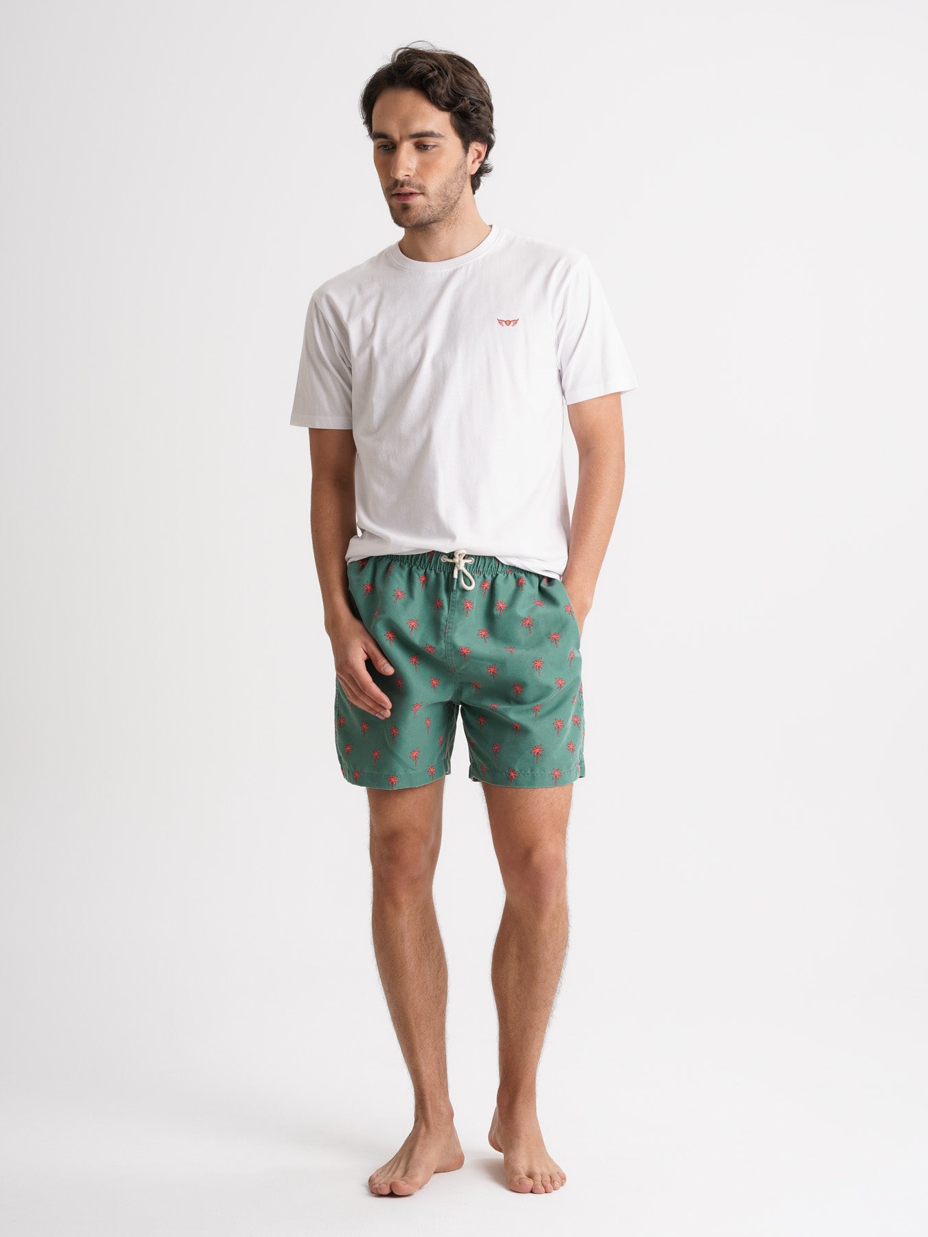 T-Shirt 100% Algodão Branca Mr. Blue