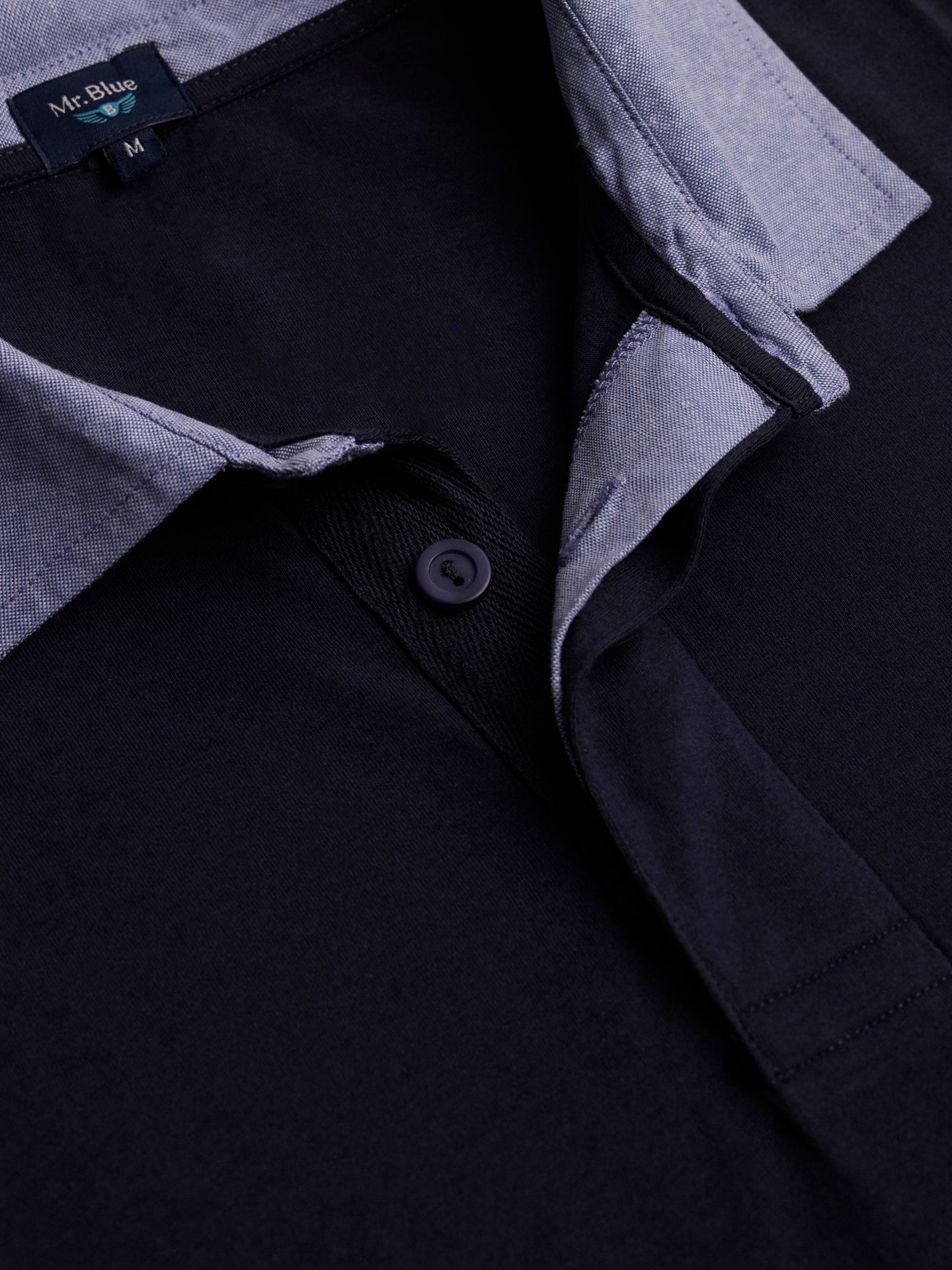 Rugbie Regular Fit Plain Blue Mr. Blue