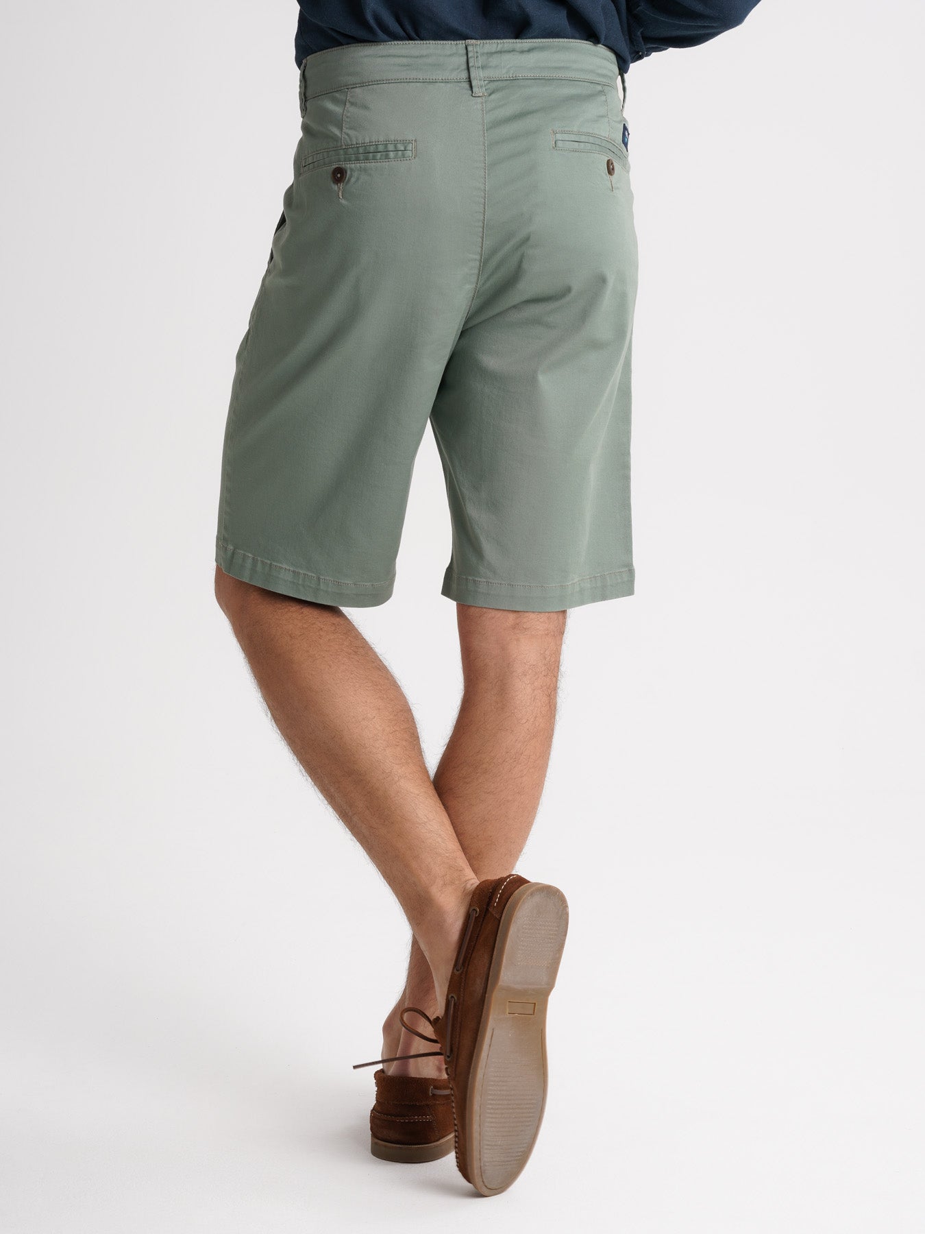 Mr. Blue Regular Fit Green Shorts
