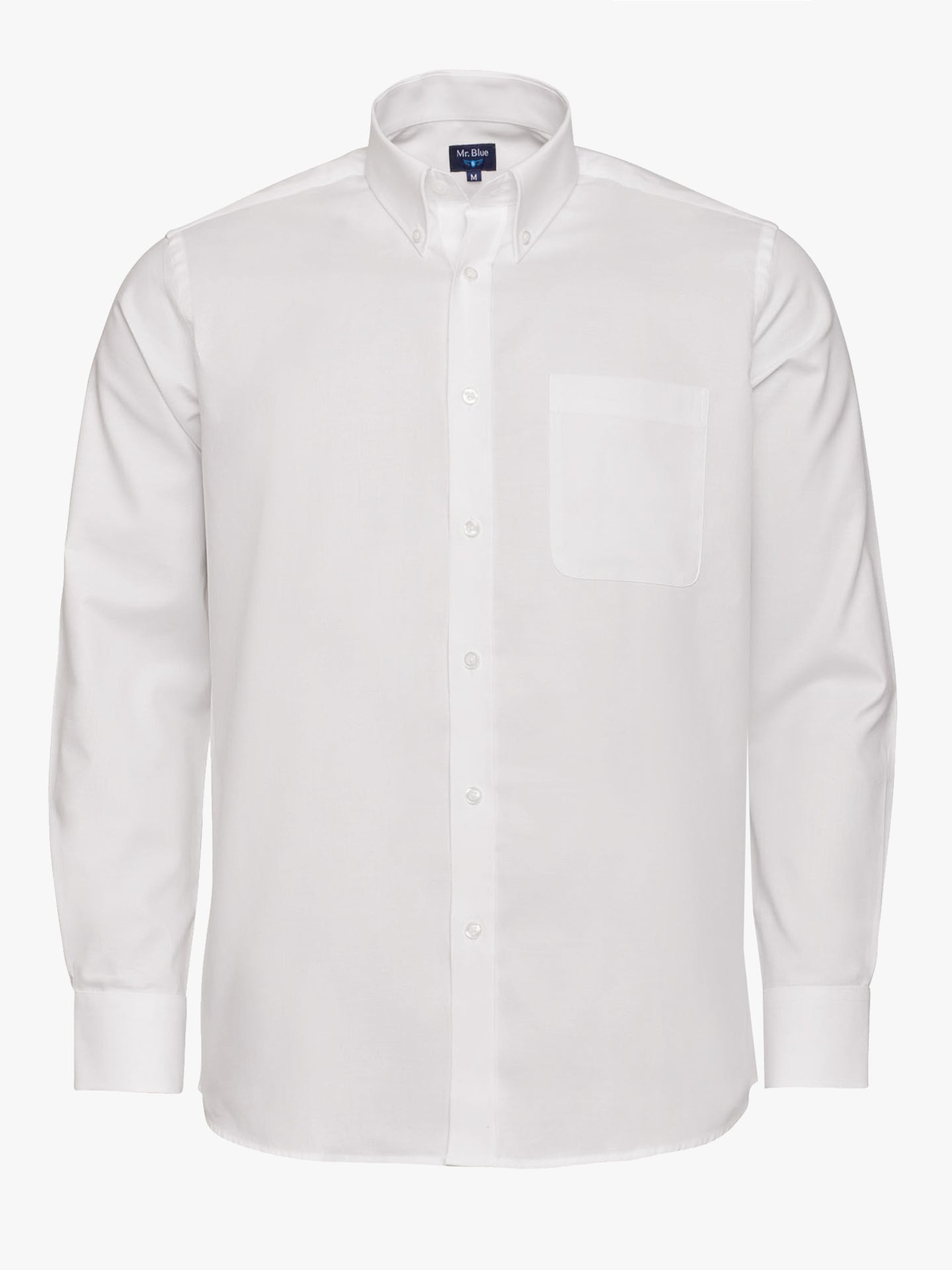Regular Fit White Oxford Shirt Mr. Blue