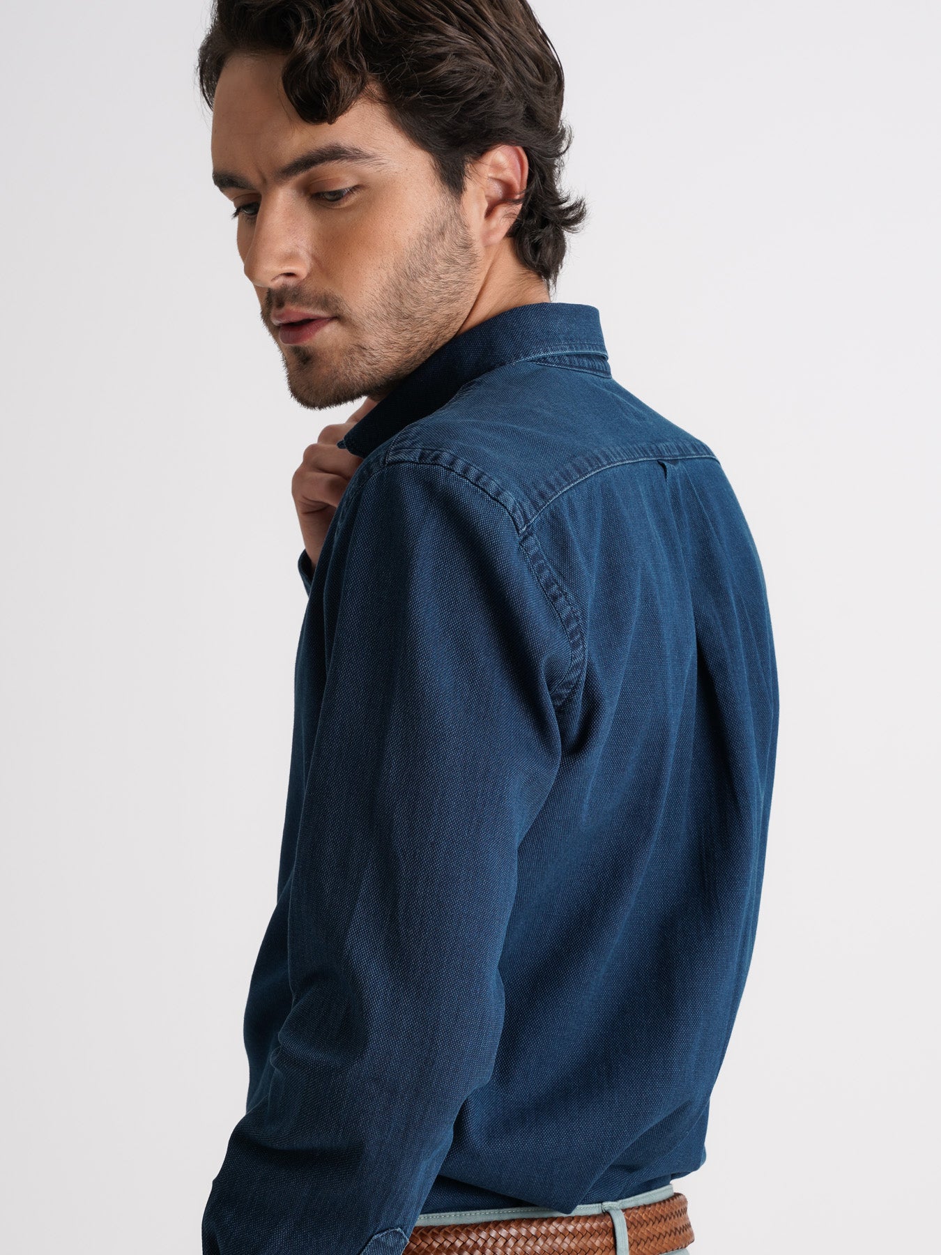 Mr. Blue Regular Fit Denim Shirt