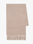 BEIGE SCARF MR. BLUE