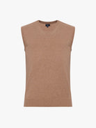 BEIGE WOOL PULLOVER SHORT SLEEVE REGULAR FIT MR. BLUE