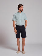 BERMUDA ALGODÃO AZUIS REGULAR FIT MR. BLUE