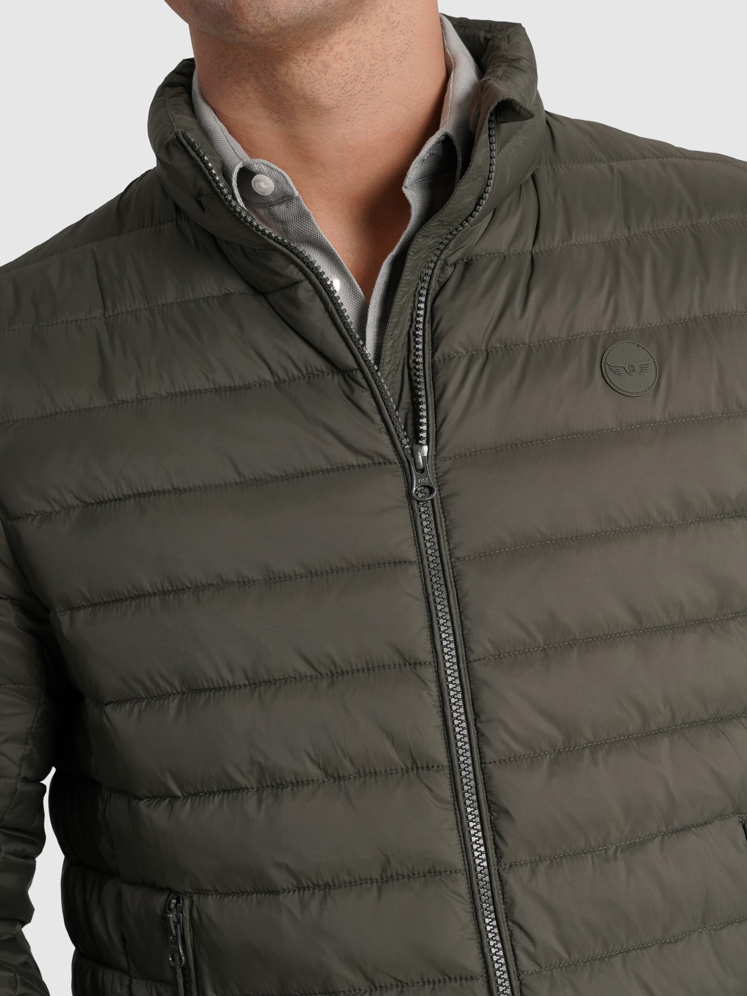 GREEN JACKET REGULAR FIT MR. BLUE