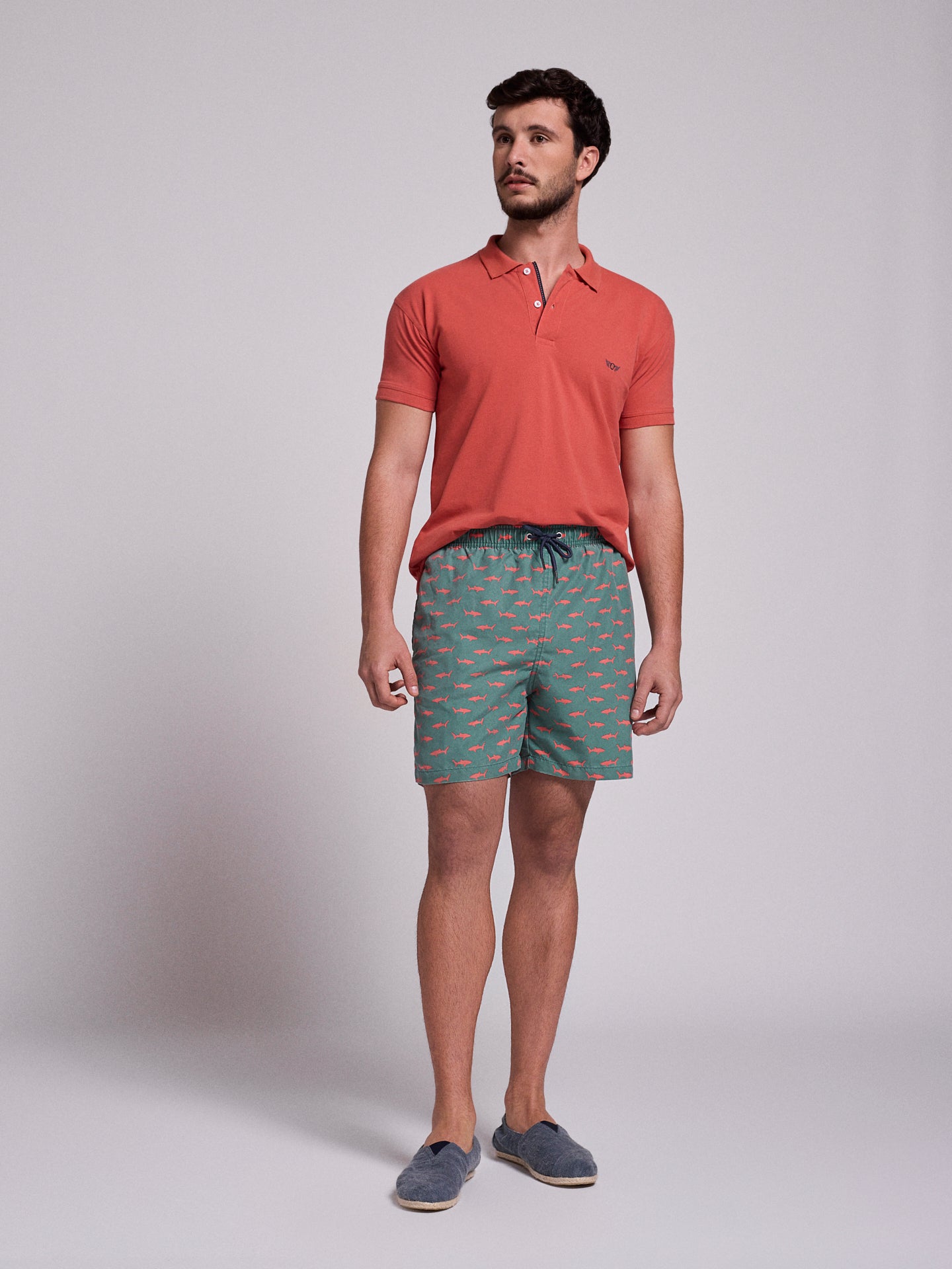 REGULAR FIT MR GREEN SWIMMING SUIT BLUE