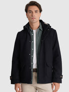 BLUE OVERCOATER LONG SLEEVE REGULAR FIT MR. BLUE
