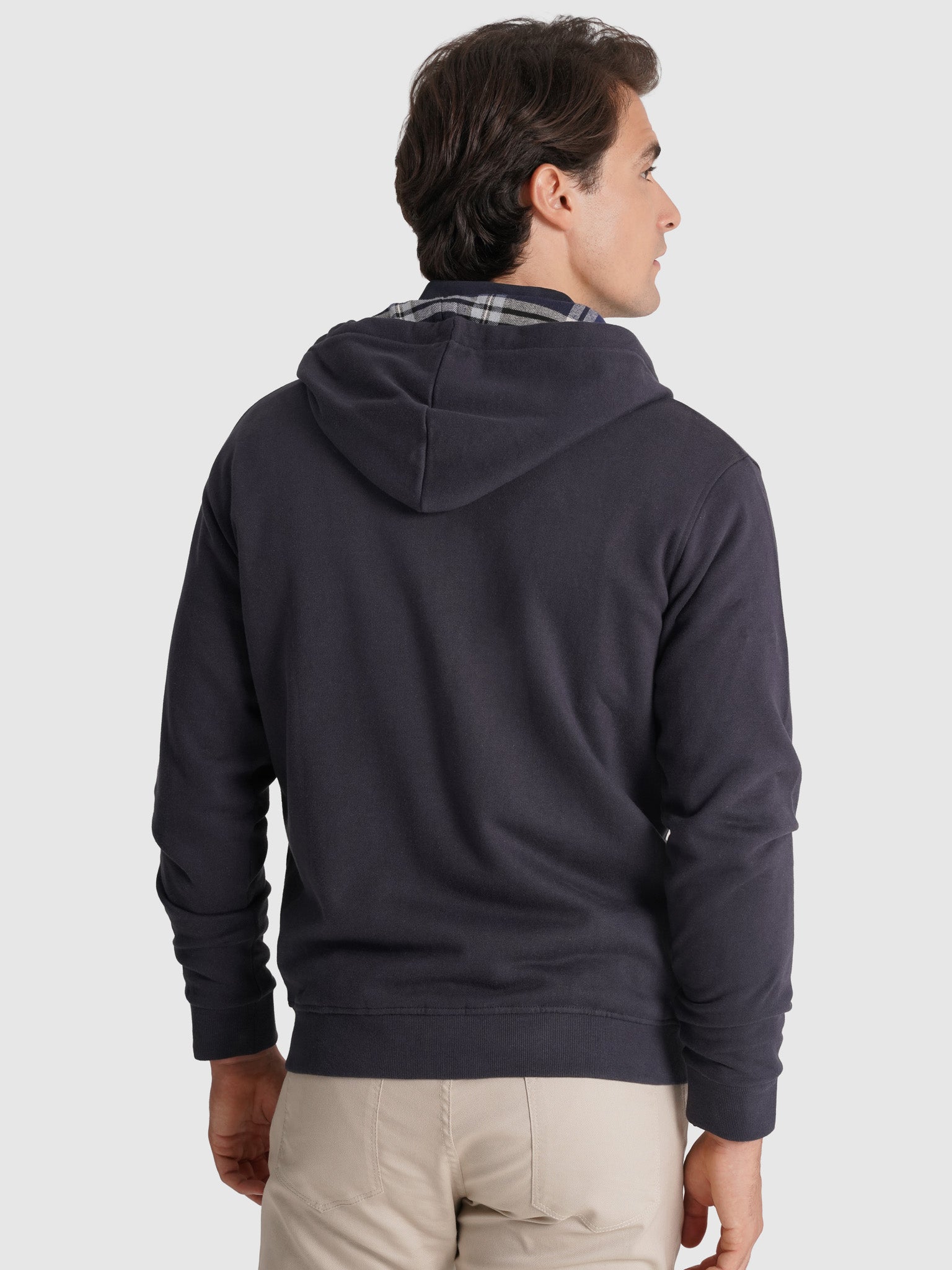 BLUE COTTON HOODIE LONG SLEEVE REGULAR FIT MR. BLUE