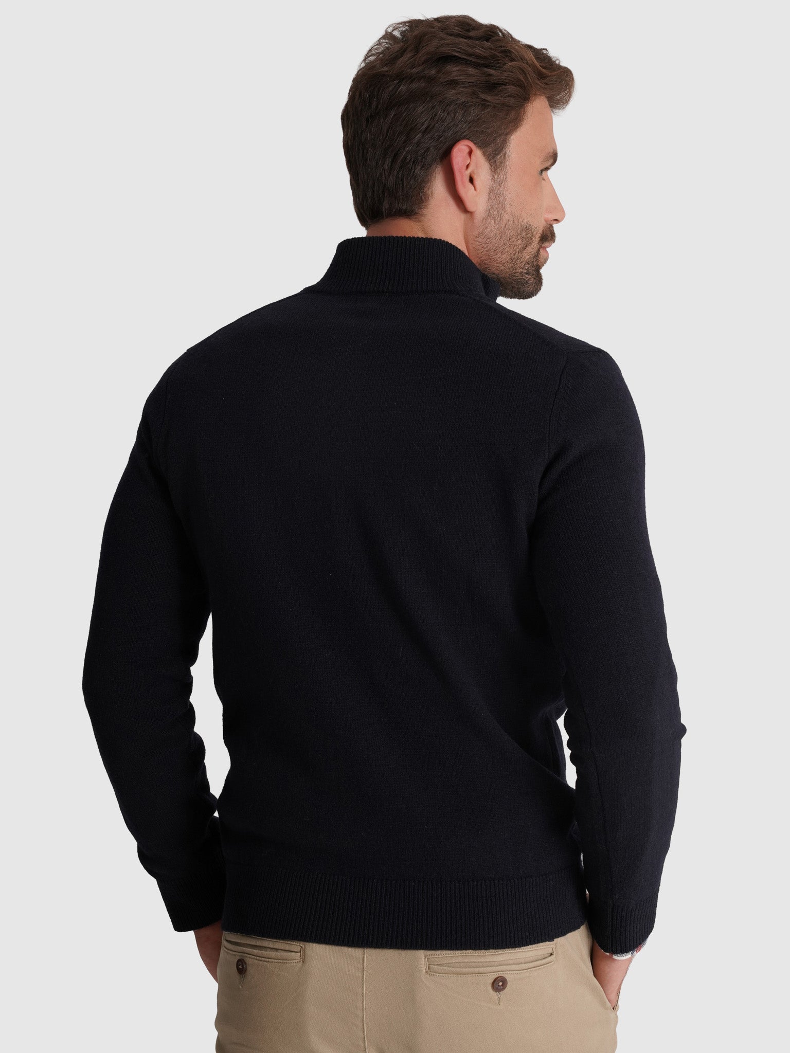 BLUE WOOL PULLOVER LONG SLEEVE REGULAR FIT MR. BLUE