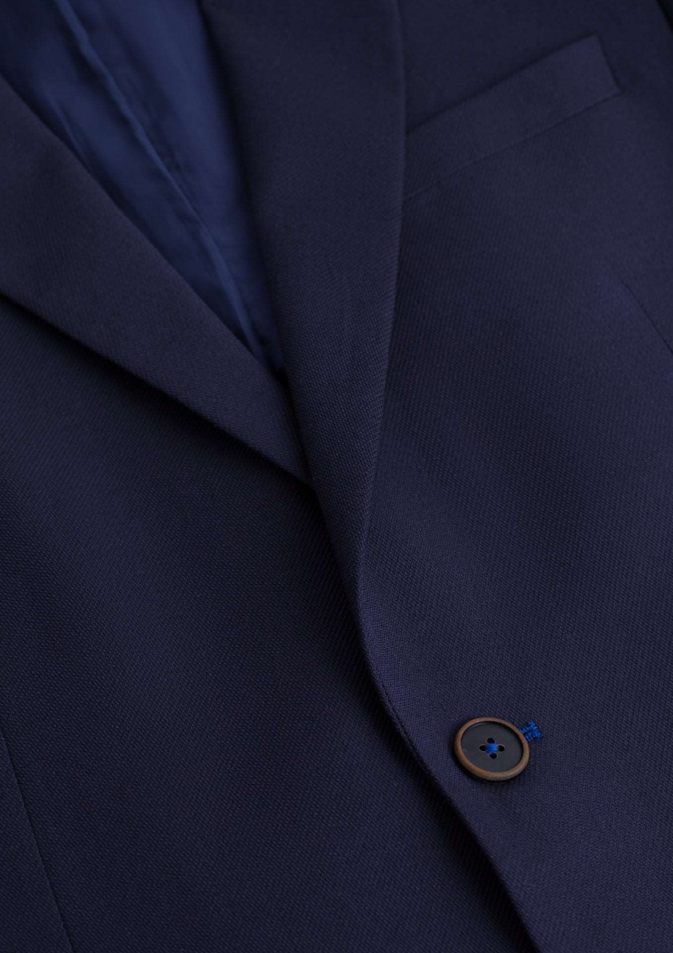 Blazer Clássico de Lã com detalhe na gola